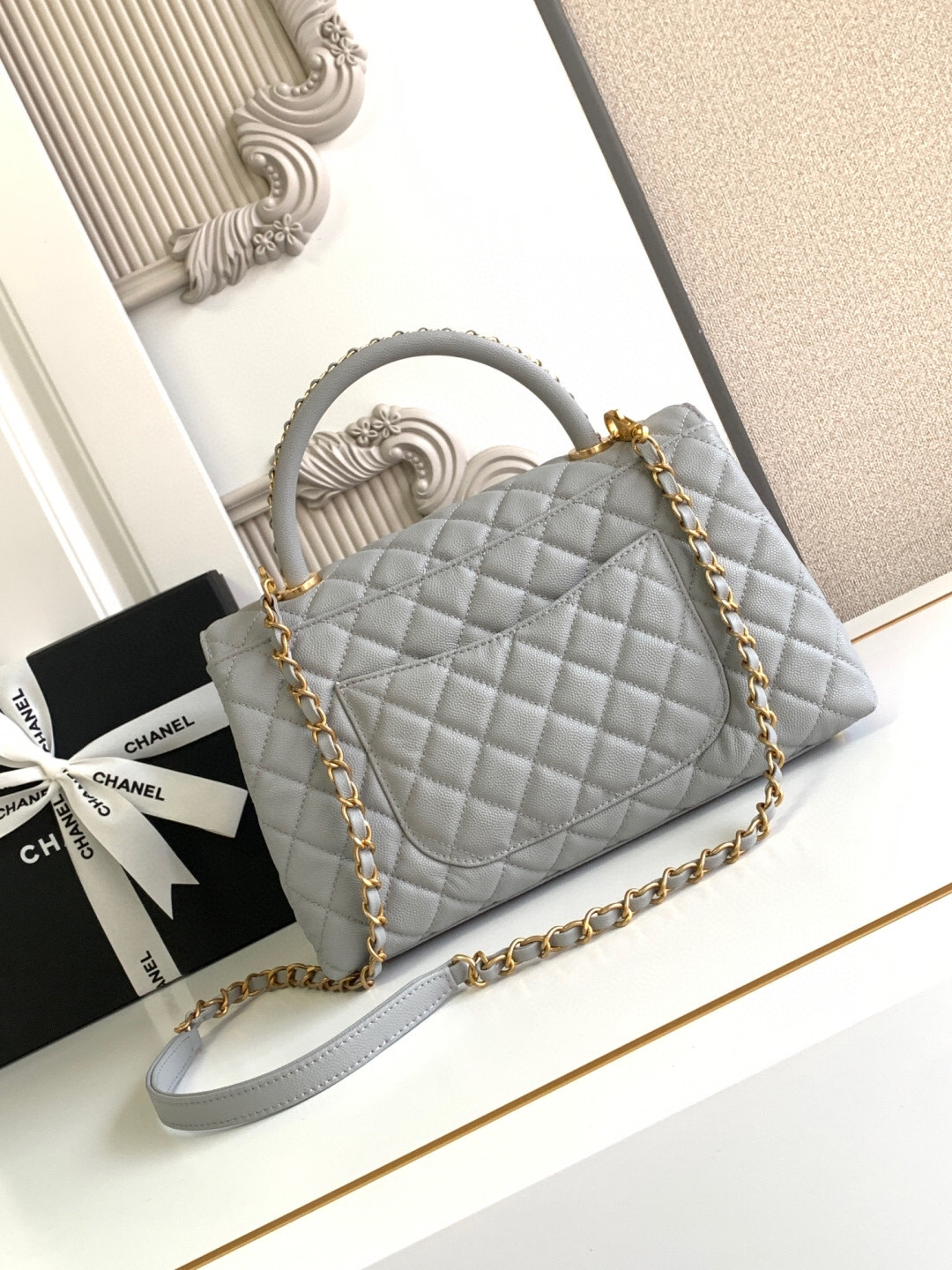 Chanel Coco Handle Flap Top Handle Bag - Image 4