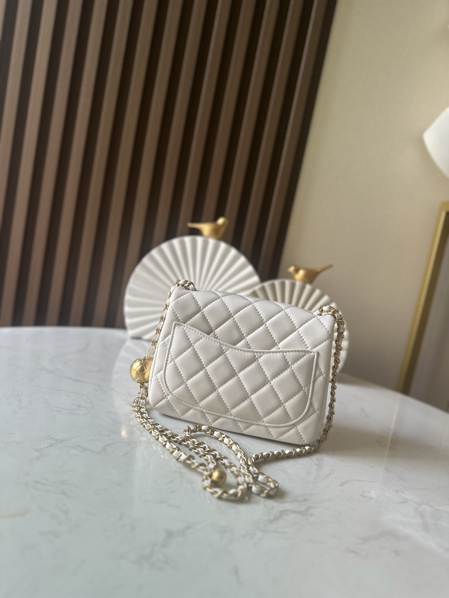 Chanel CF Mini Flap Bag with Gold Ball - Image 4