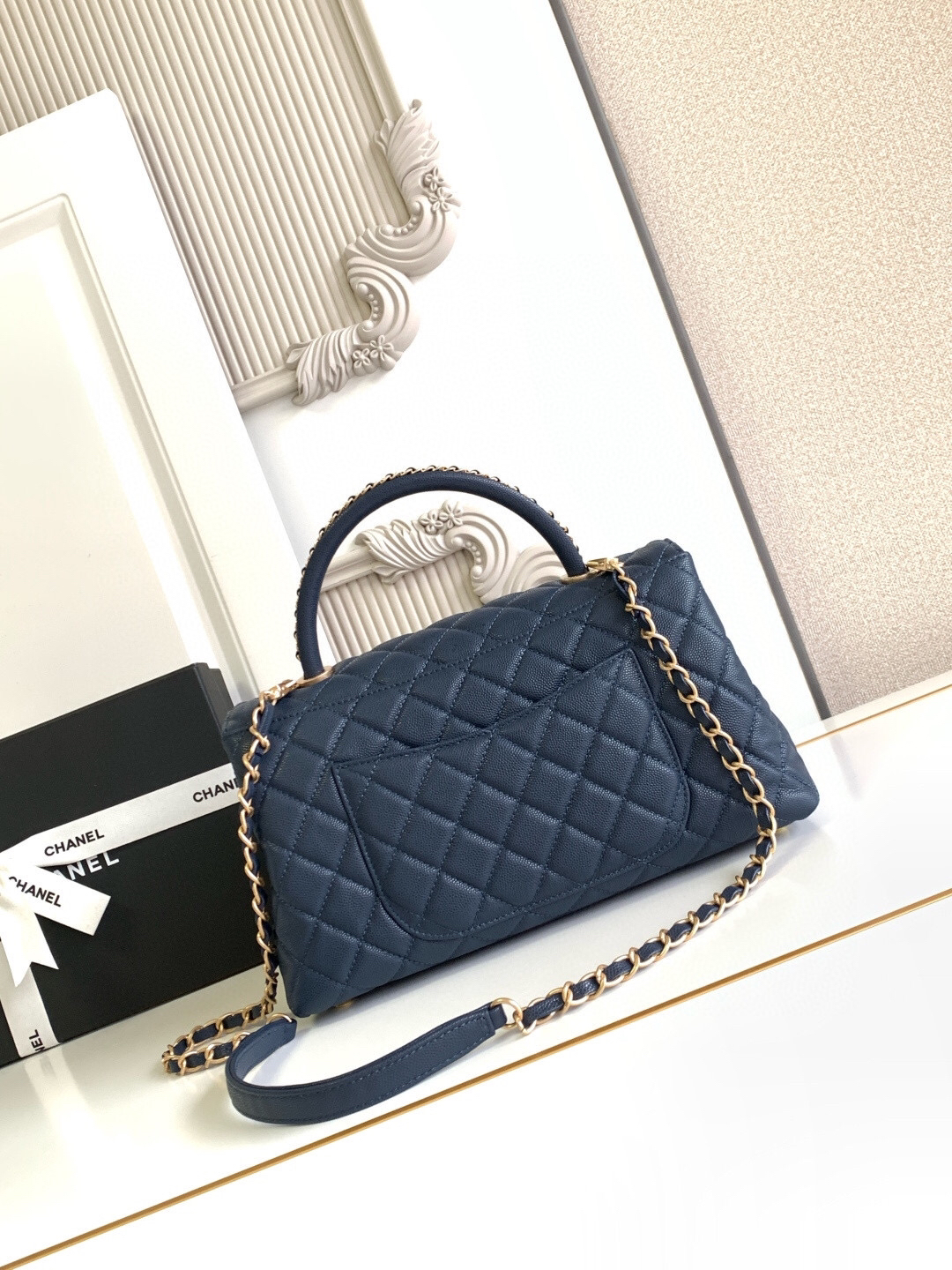 Chanel Coco Handle Mini Flap Handbag - Image 4