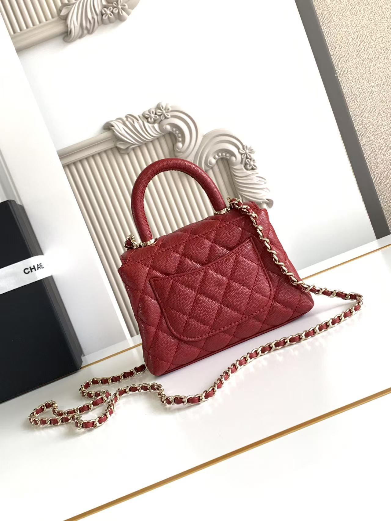 Chanel Coco Handle Classic Top-Handle Handbag - Image 4