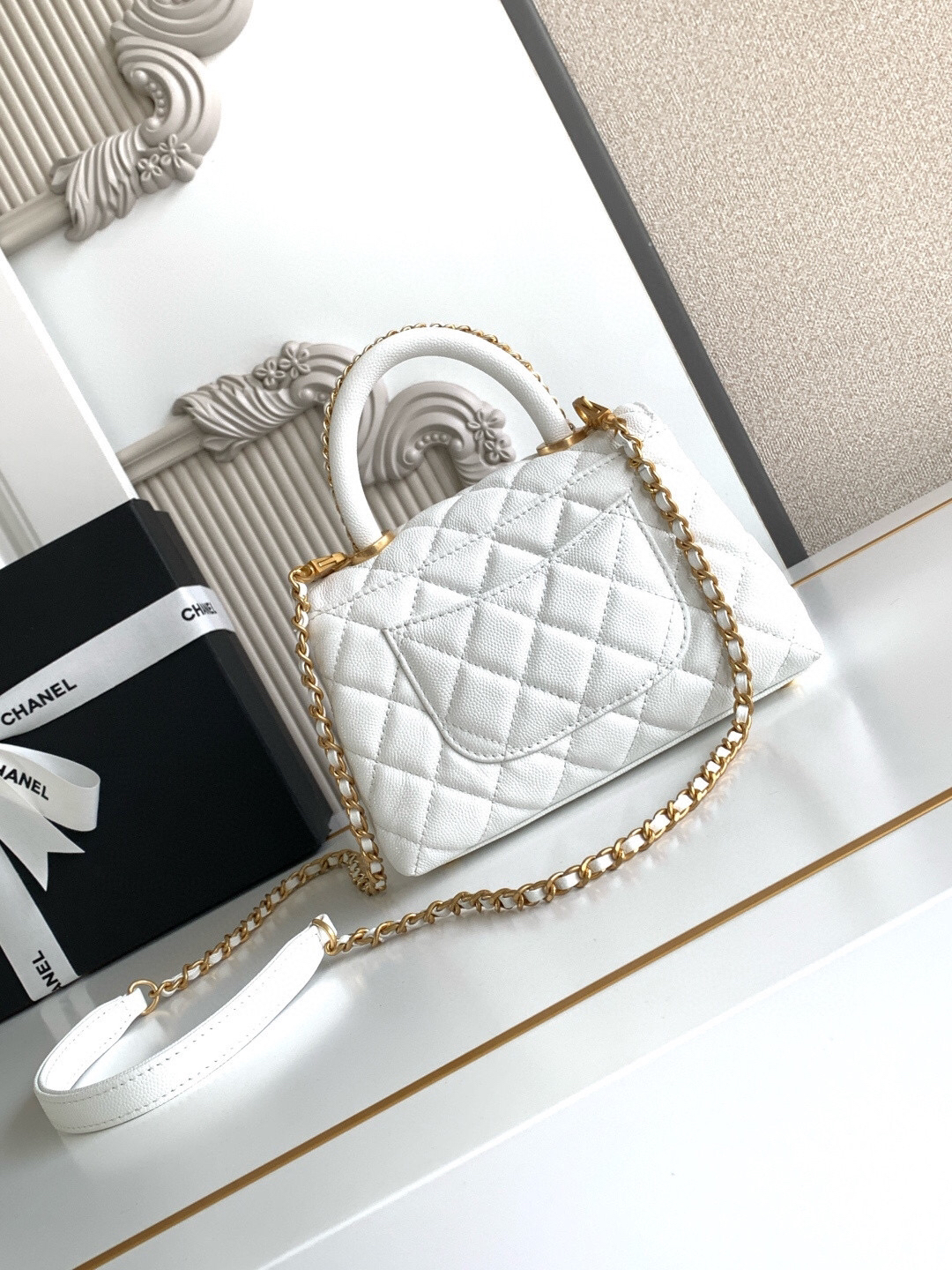 Chanel Coco Handle Mini Top-Handle Bag AS2215 - Image 4