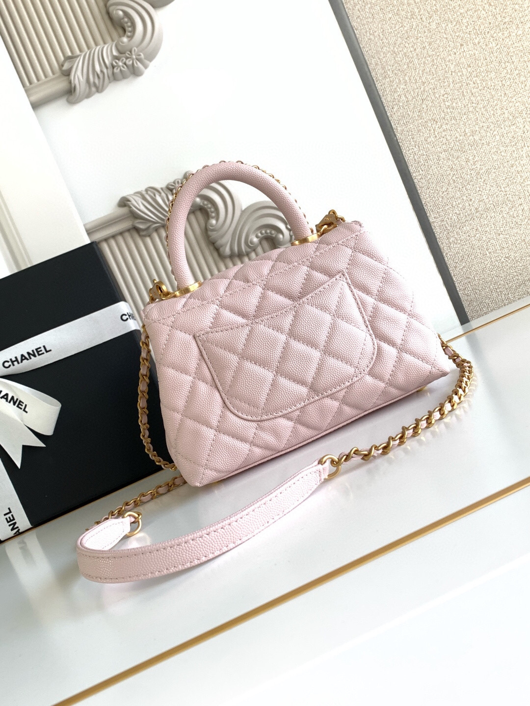 Chanel Coco Handle Mini Top-Handle Bag AS2215 - Image 4
