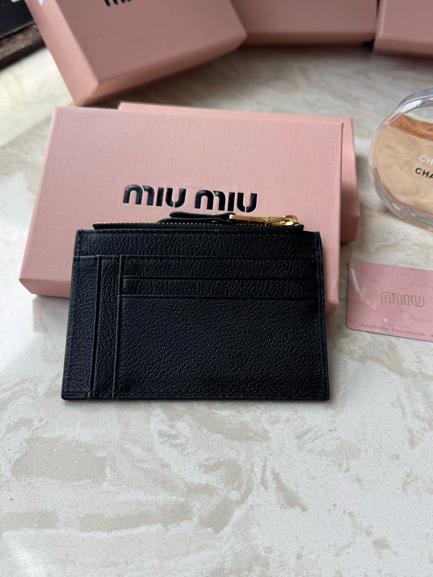 Miu Miu Leather Slim Wallet - Image 4