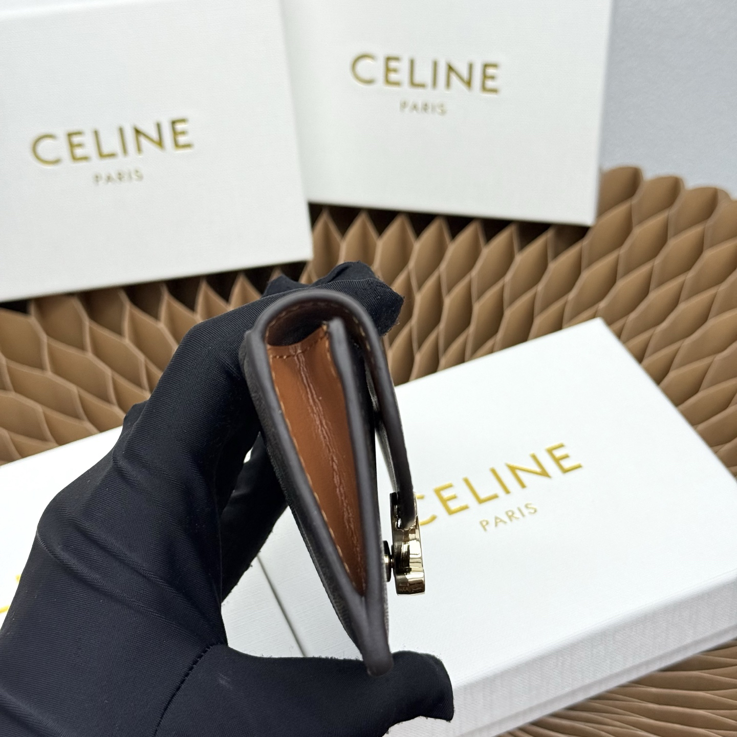 Celine Triomphe Flap Long Card Holder - Image 4