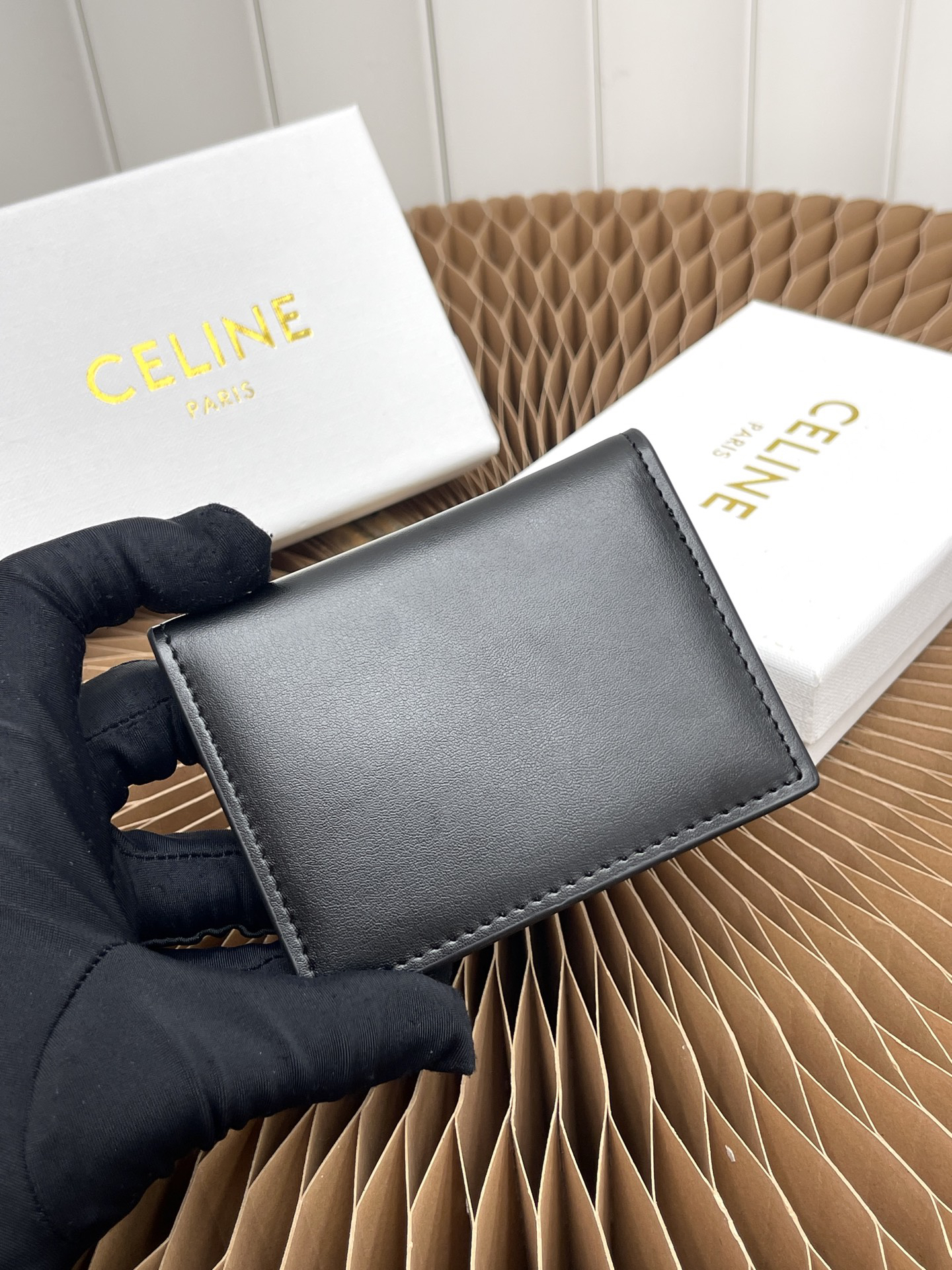 Celine Triomphe Bifold Card Holder - Image 4