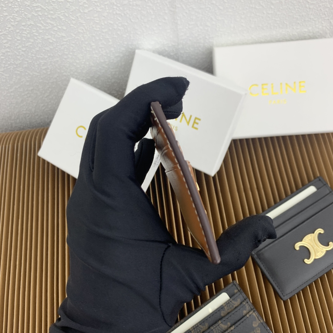 Celine Triomphe Canvas Card Holder - Image 4