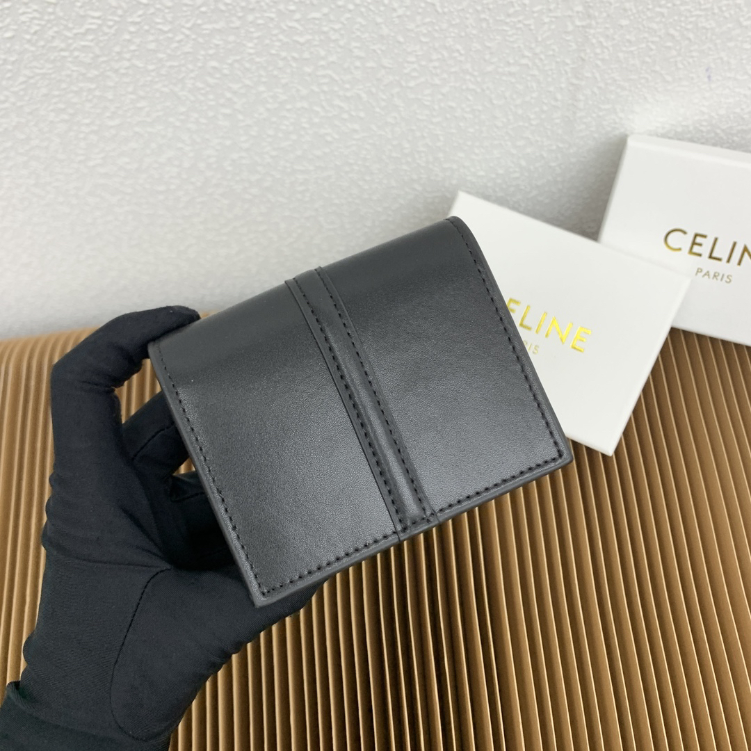 Celine Triomphe 16 Leather Card Holder - Image 4