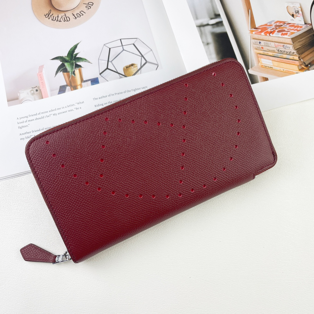 Hermès Silk'in Classic Zip Wallet - Image 4