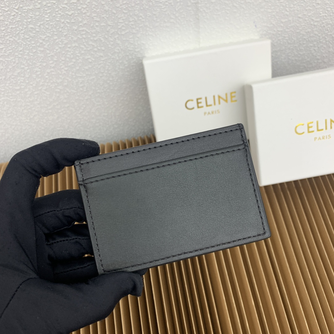 Celine Triomphe Smooth Lambskin Card Holder - Image 4