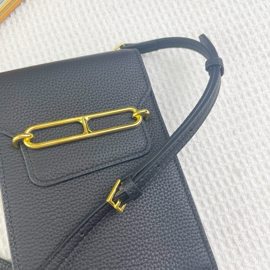 Hermes Pig-Nose Shoulder Bag, Model 398-2 - Image 4