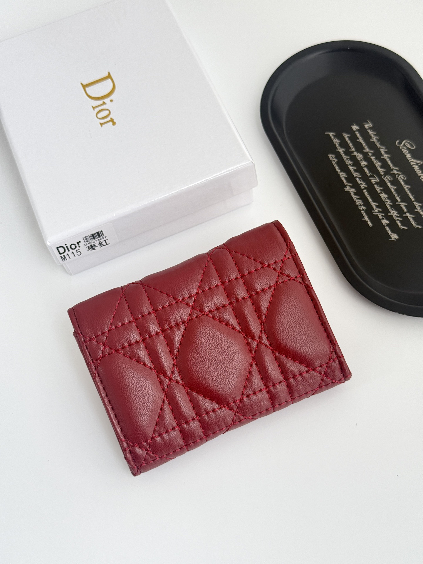 Dior Mini Lady Dior Wallet - Image 4