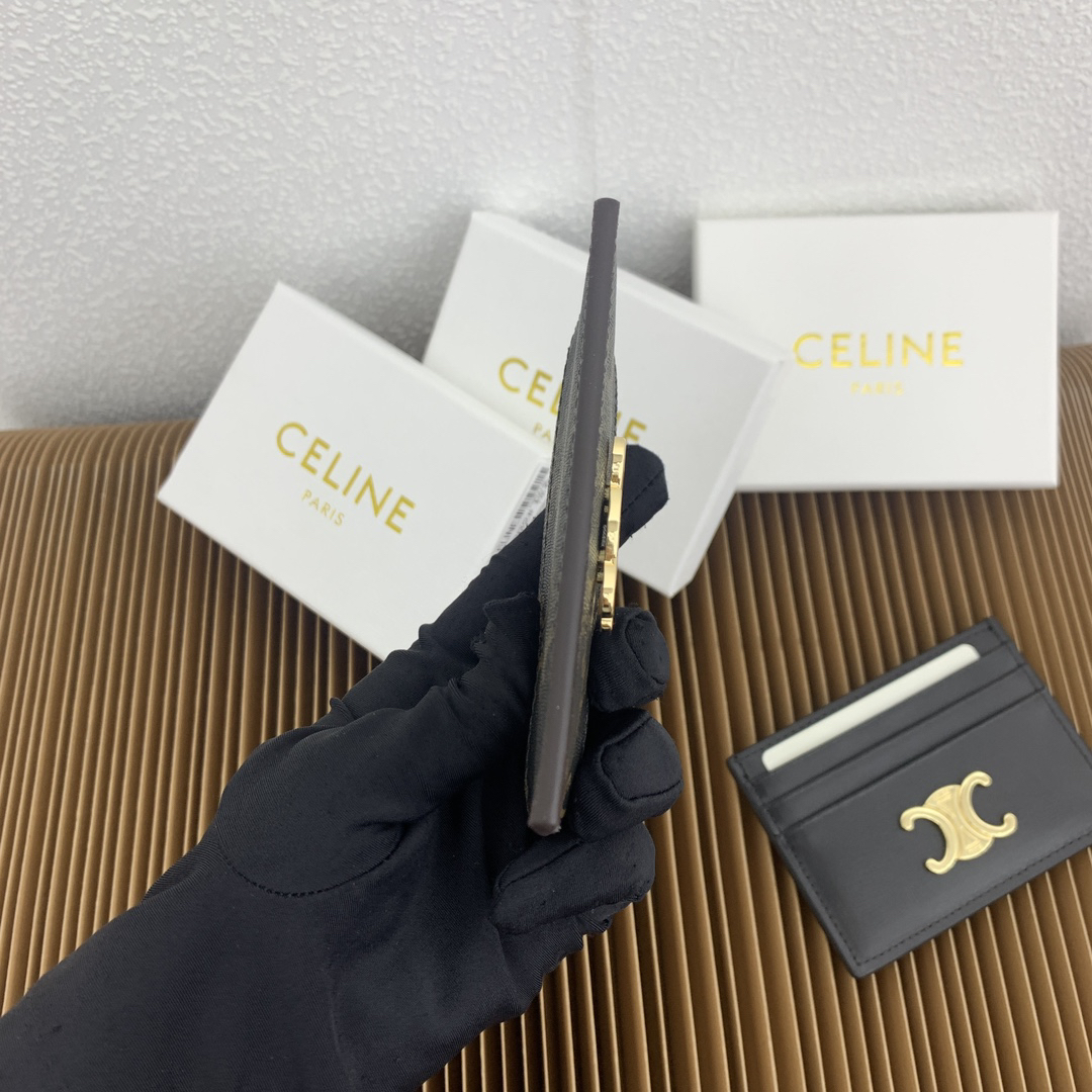 Triomphe Canvas Card Holder - Image 4