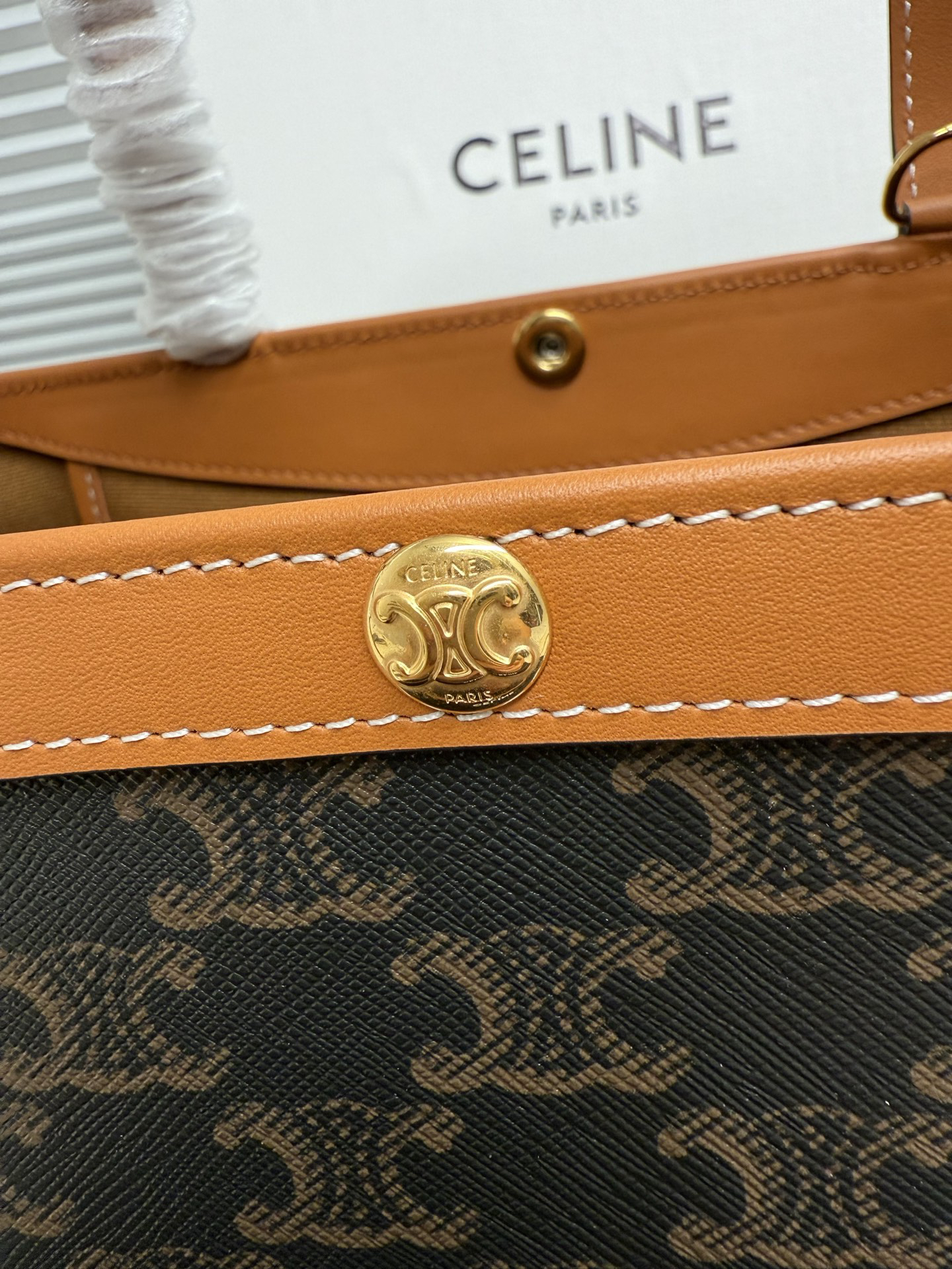 CE Square Small Tote Bag - Image 4