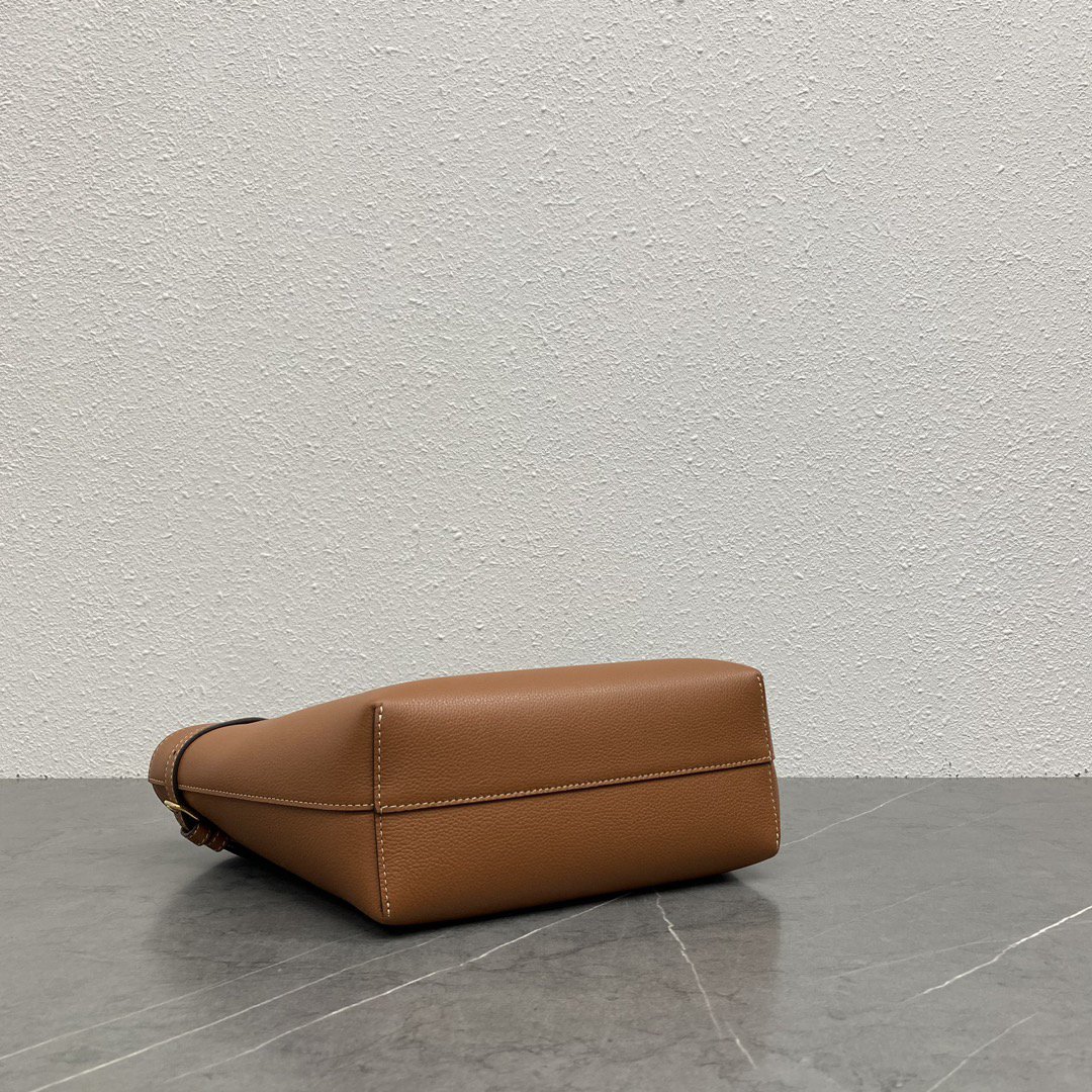 Cabas Anais Small Grain Leather Tote Bag - Image 4