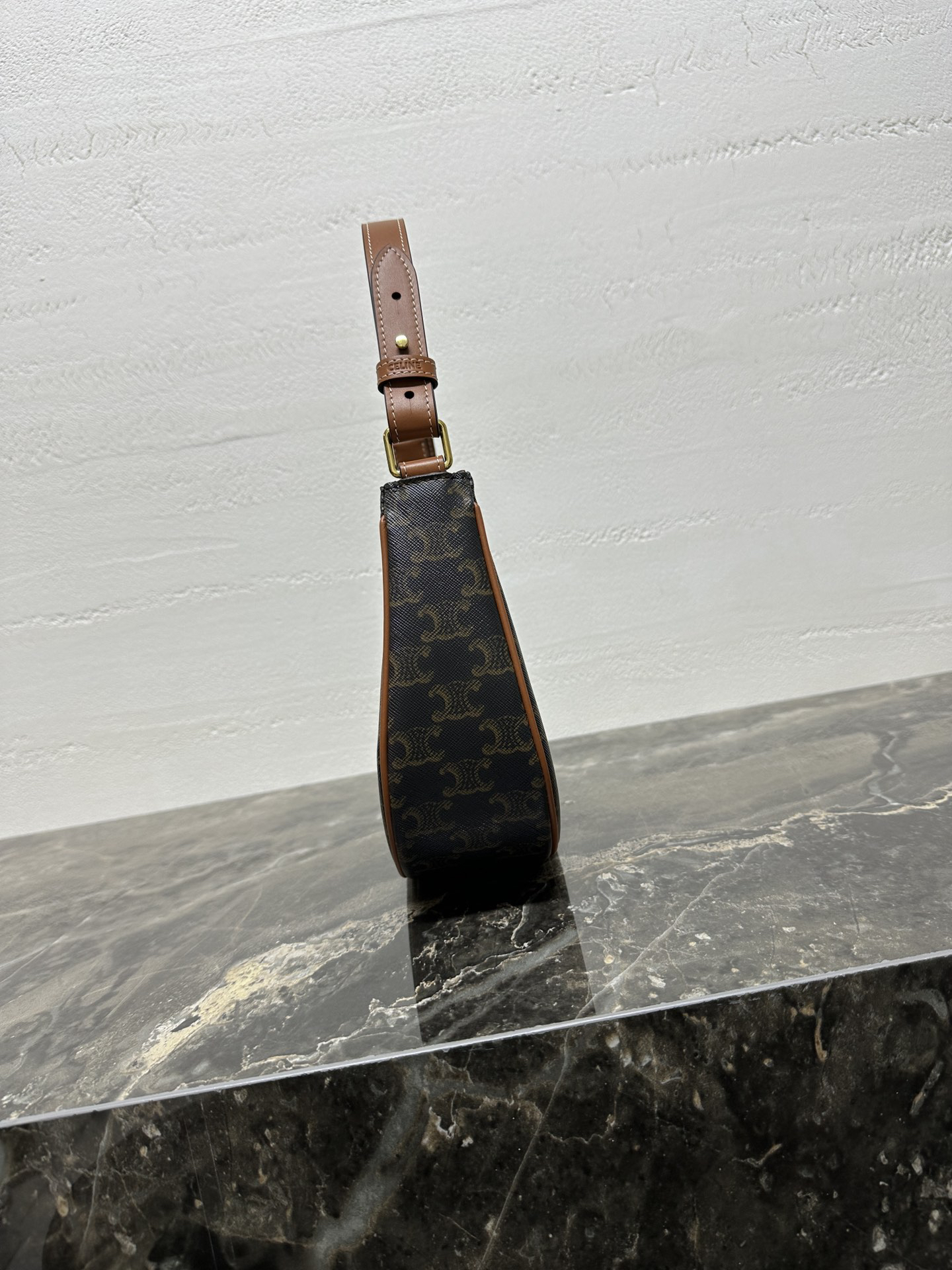 AVA Triomphe Canvas and Leather Handbag - Image 4
