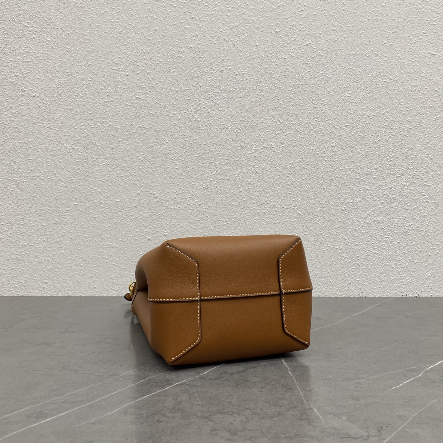 Small Natural Calfskin Hobo Shoulder Bag - Image 4