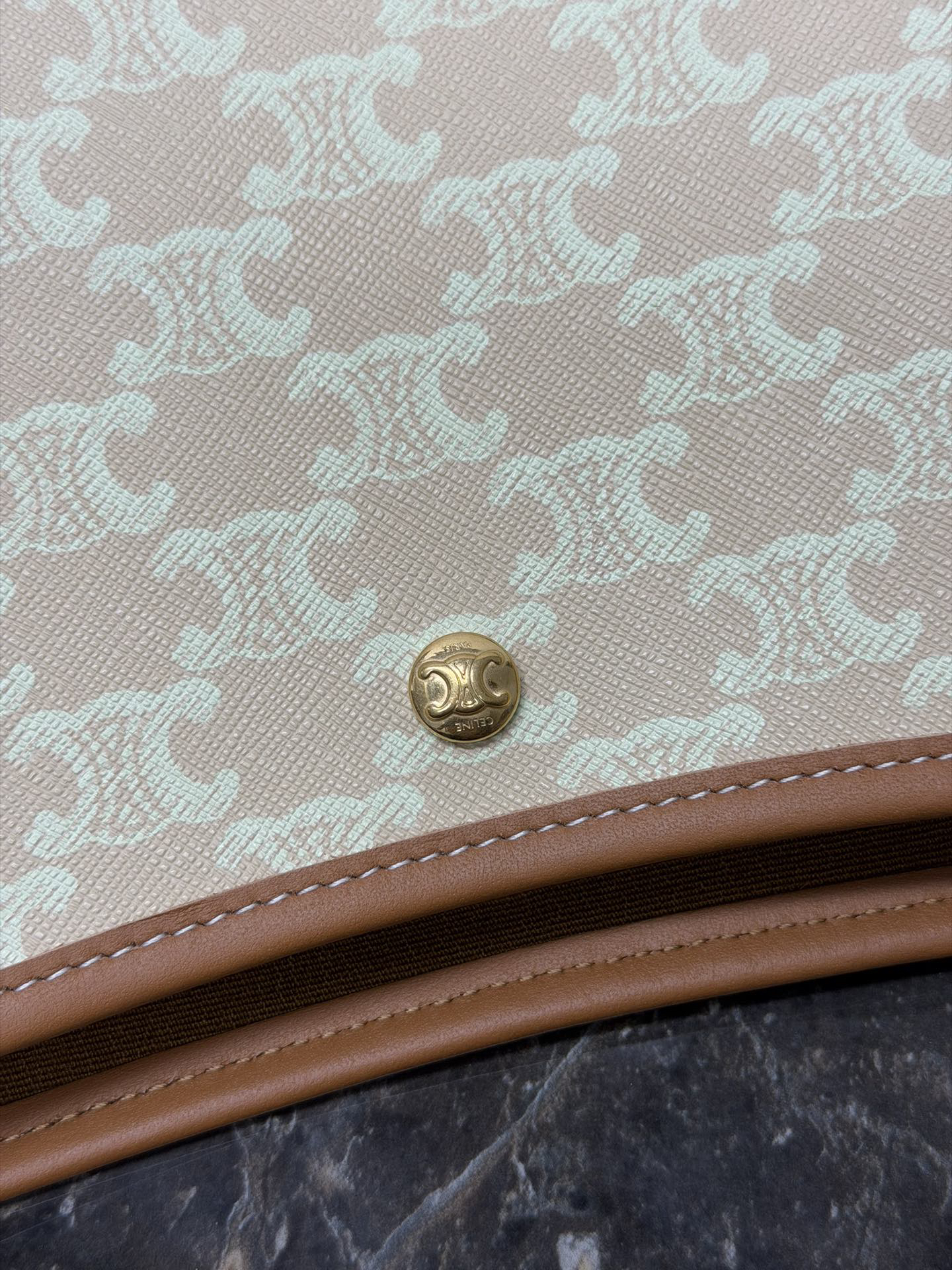 Celine Soft Logo-Print Handbag - Image 4