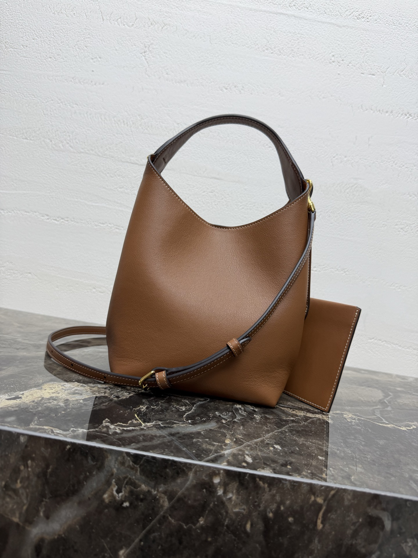 HOBO Small Leather Crossbody Handbag - Image 4