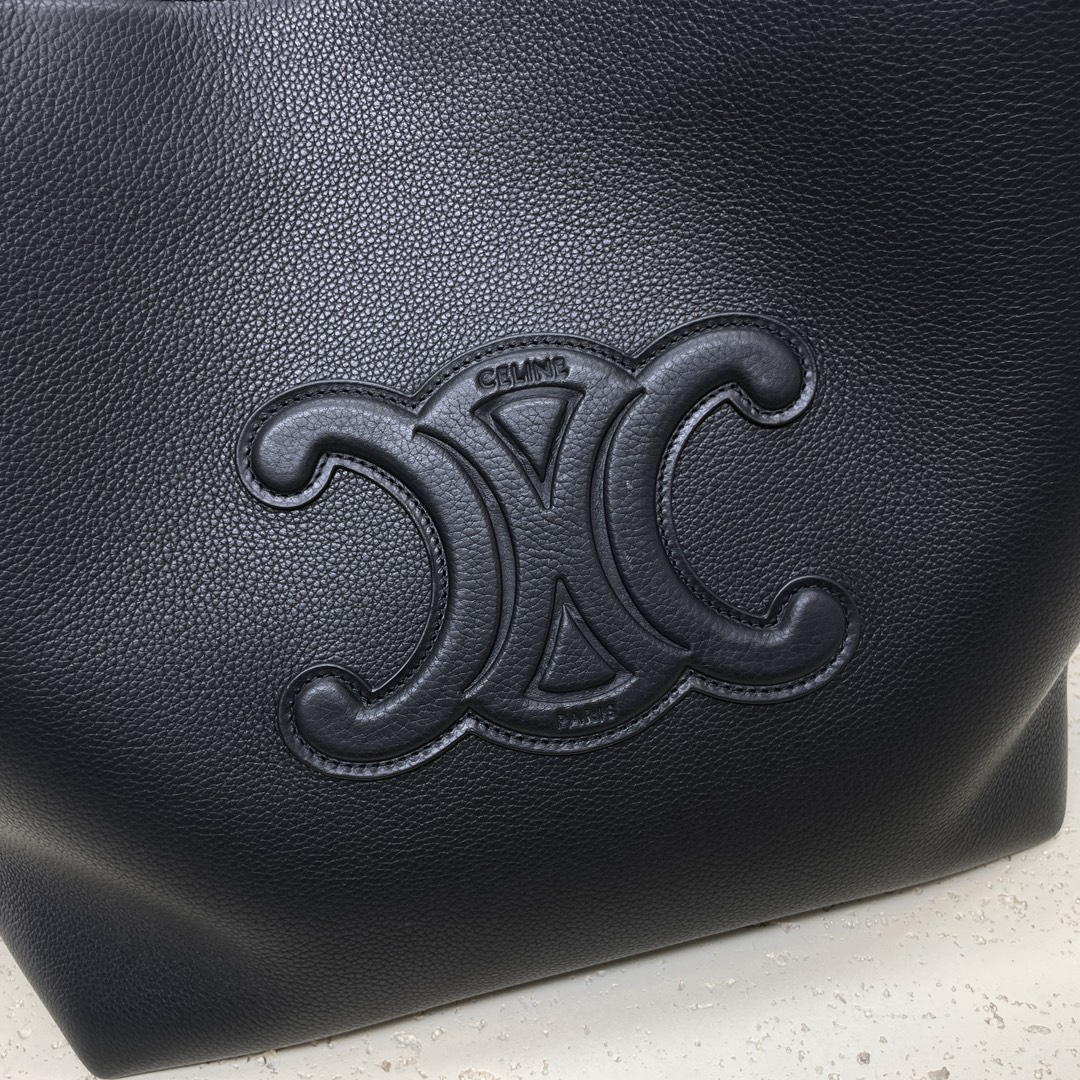 Cabas Anais Grained Leather Handbag - Image 4