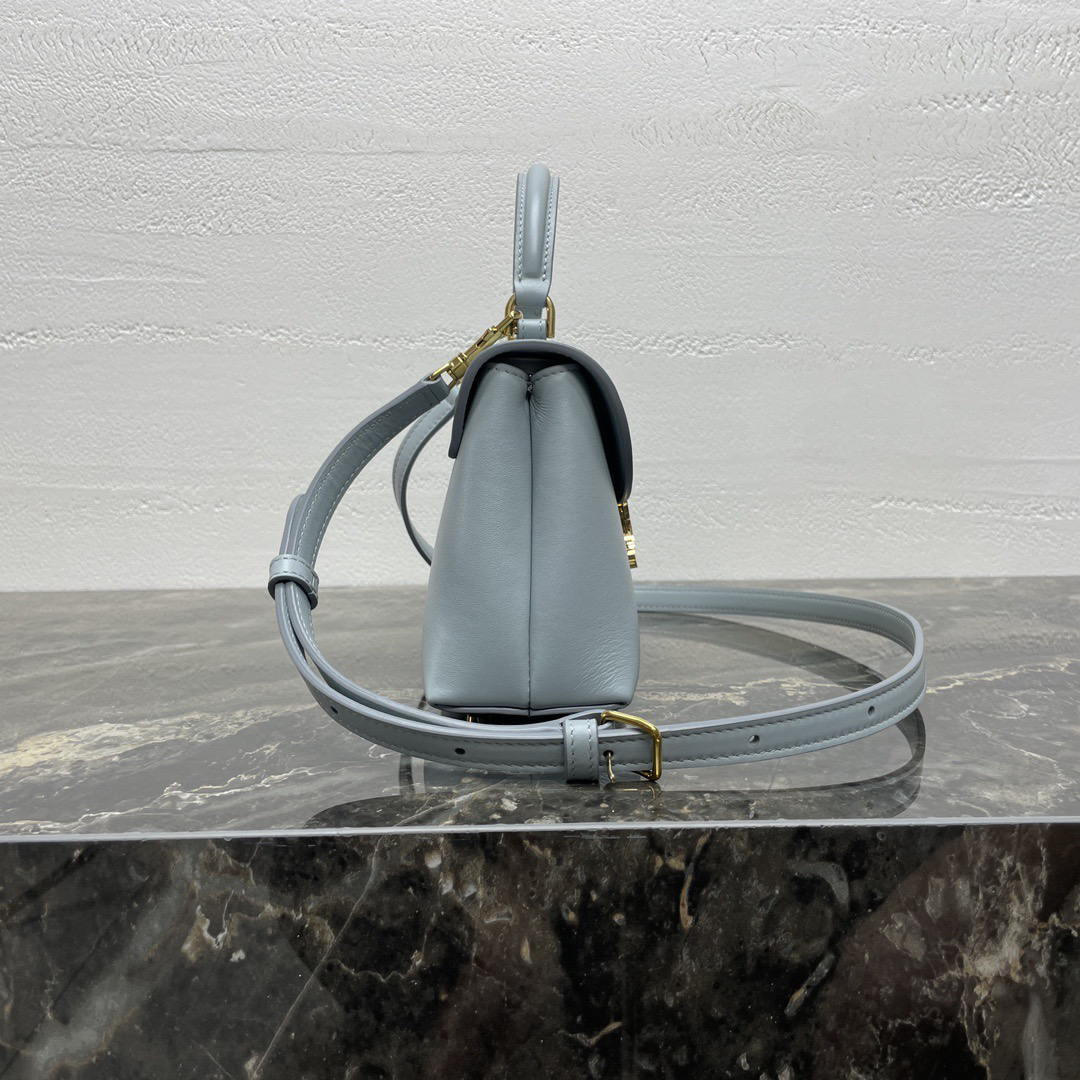 TEEN NINO Textured Glossy Leather Crossbody Bag - Image 4