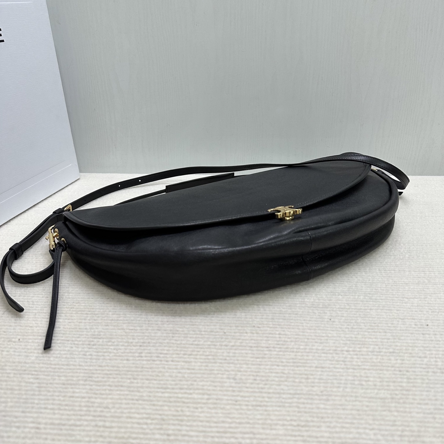 Celine Soft Triomphe Half Moon Bag - Image 5