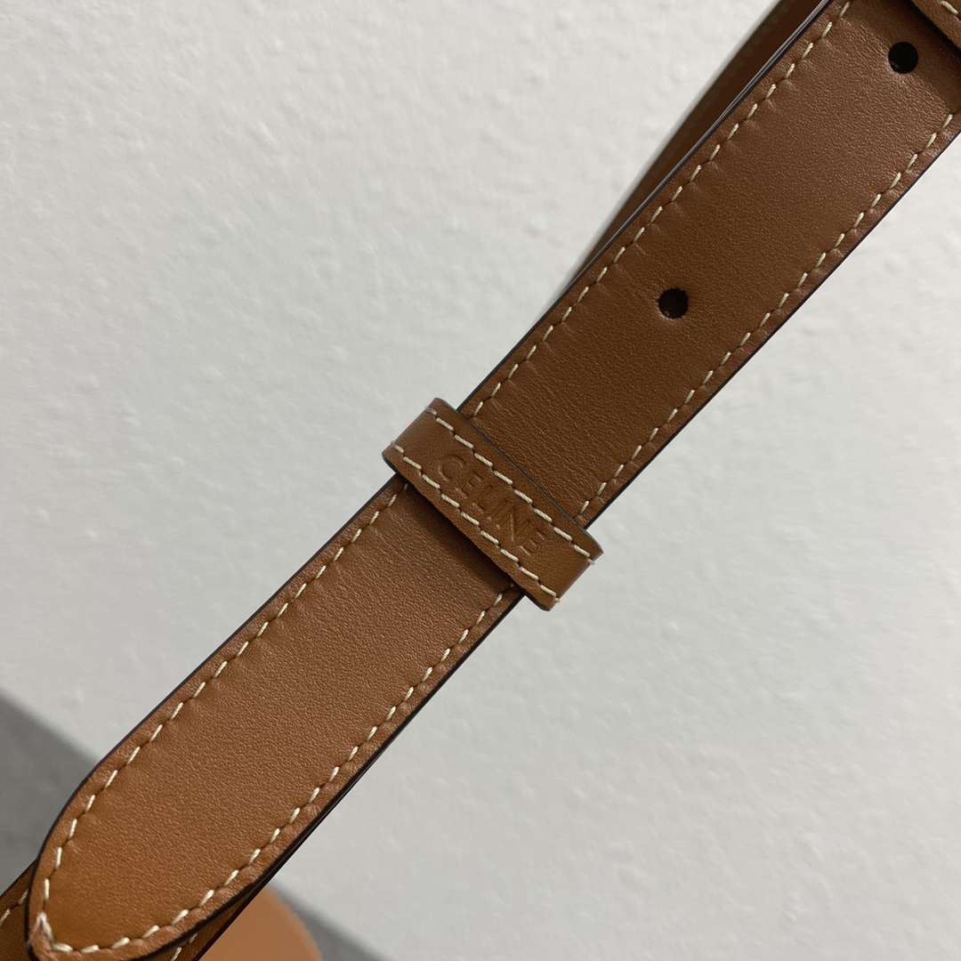 Triome Classic Leather Crossbody Bag - Image 5