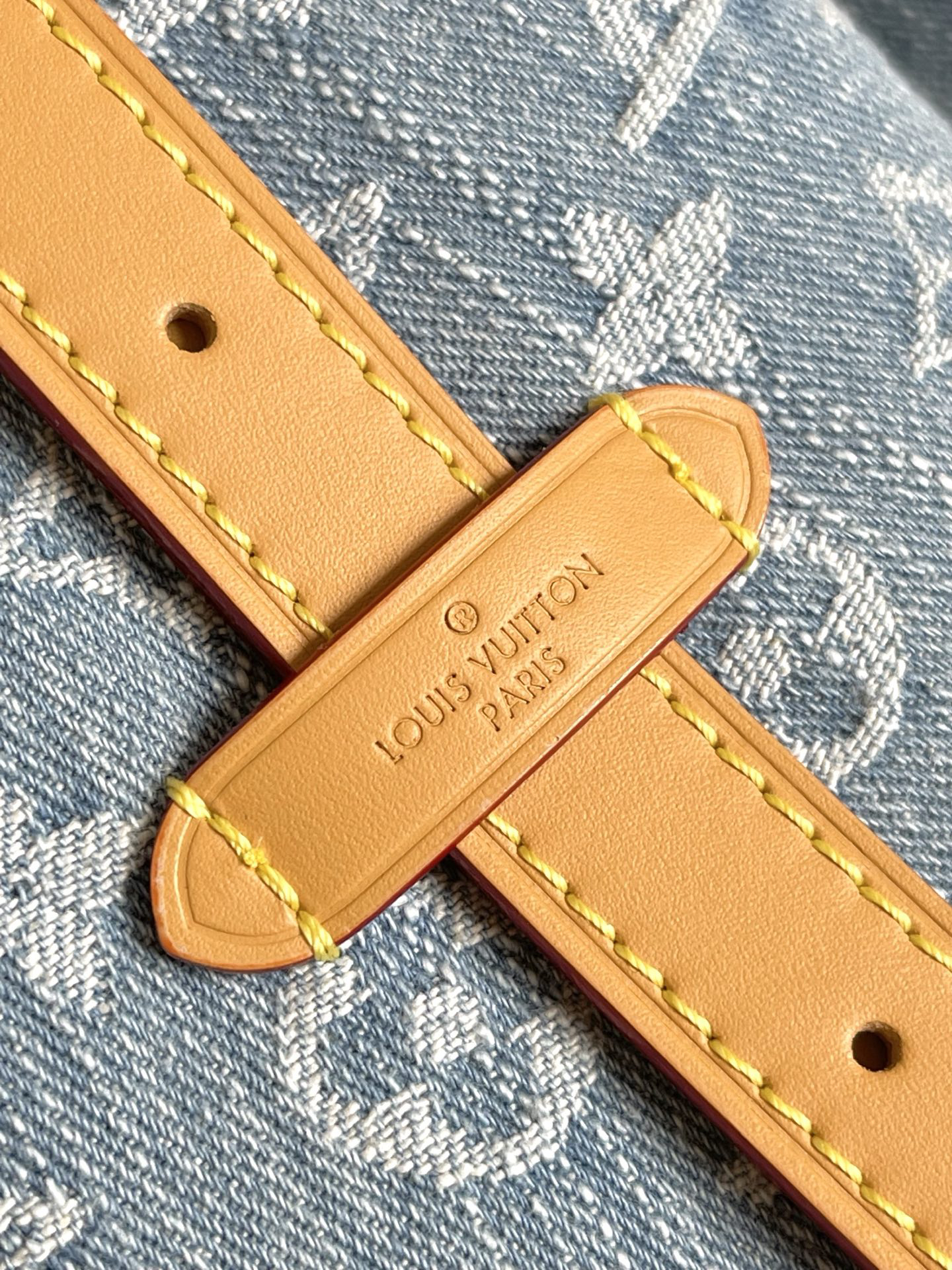 Louis Vuitton Carryall Small Bag in Monogram Denim - Image 5