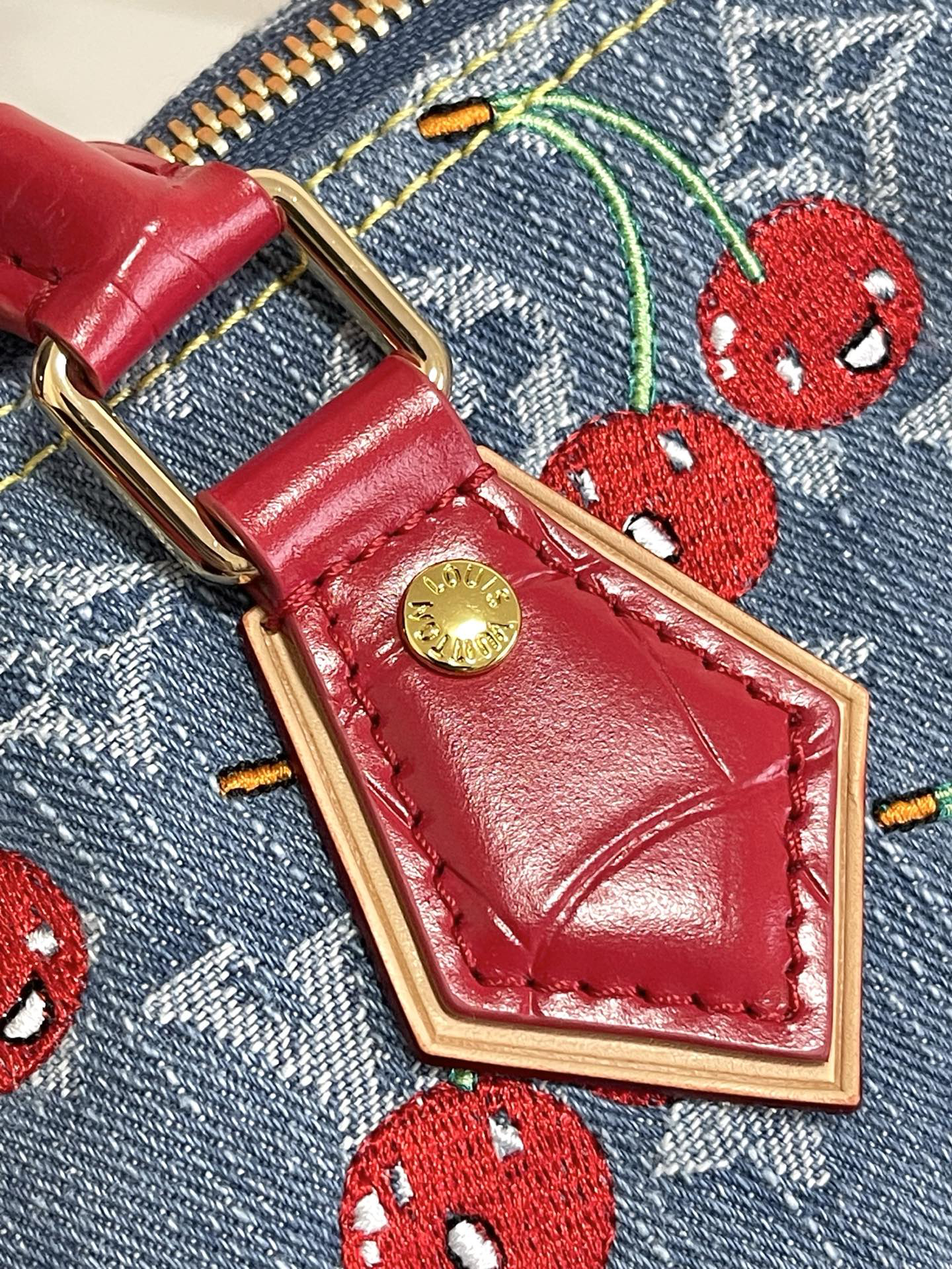 Louis Vuitton Speedy Soft 30 Monogram Denim Handbag - Image 5