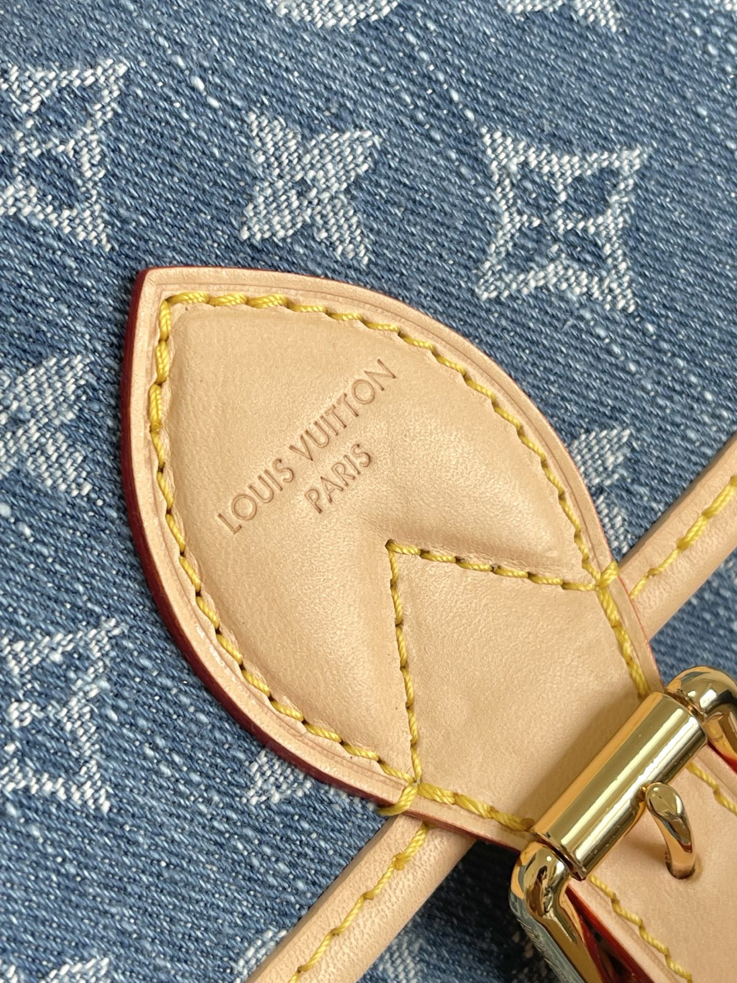 Louis Vuitton Diane Denim Canvas Shoulder Bag - Image 5