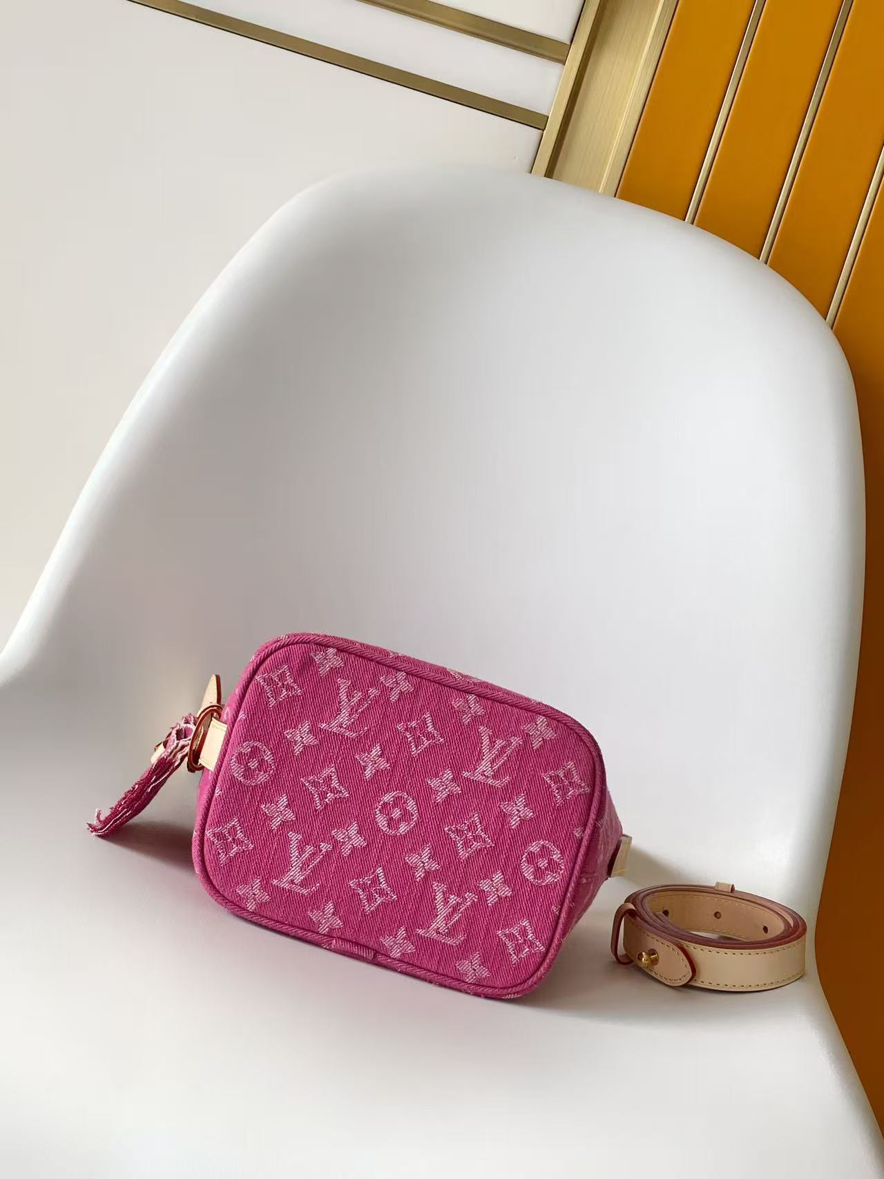 Louis Vuitton All In BB Denim Shoulder Bag - Image 5