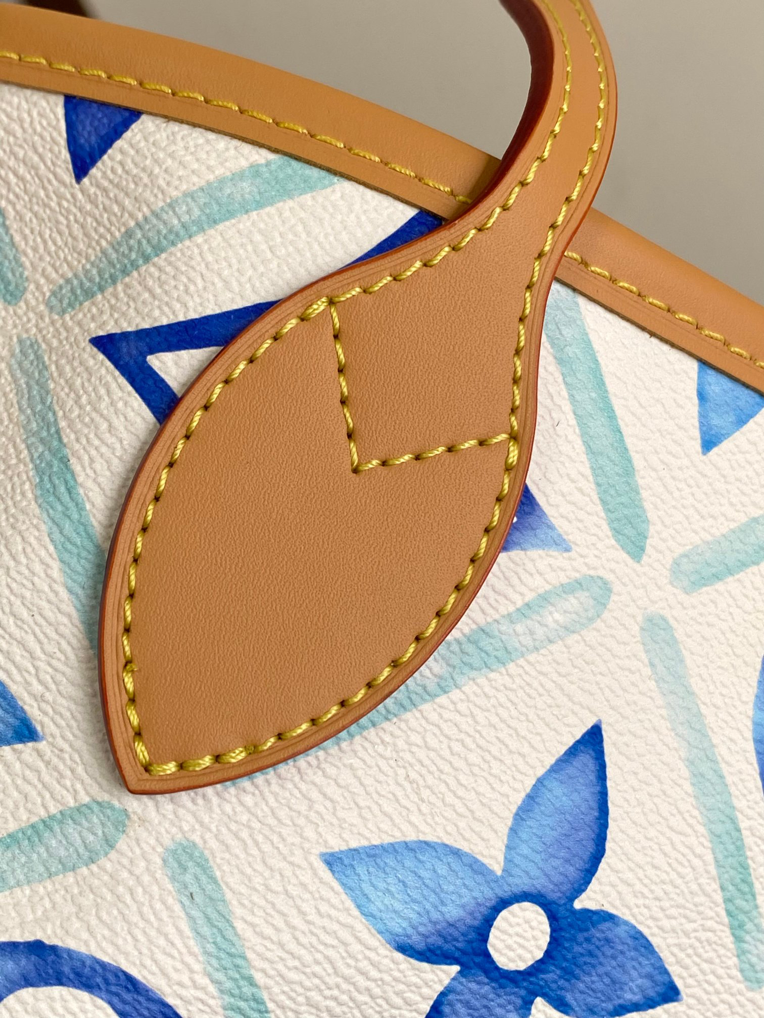 Louis Vuitton Neverfull MM Monogram Tiles Canvas Tote Bag - Image 5