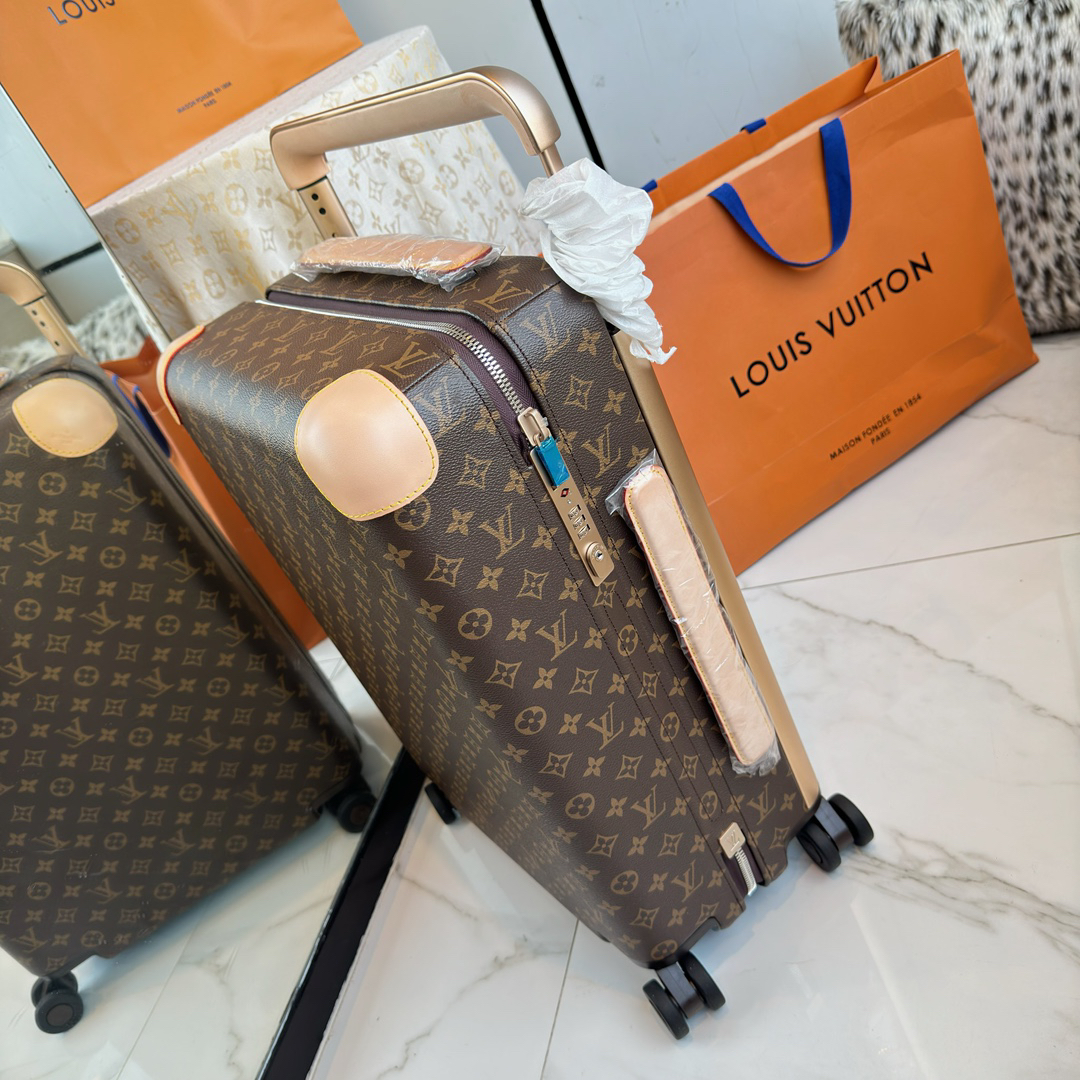 Louis Vuitton Horizon 55 Carry-On Suitcase in Brown Monogram Canvas - Image 5
