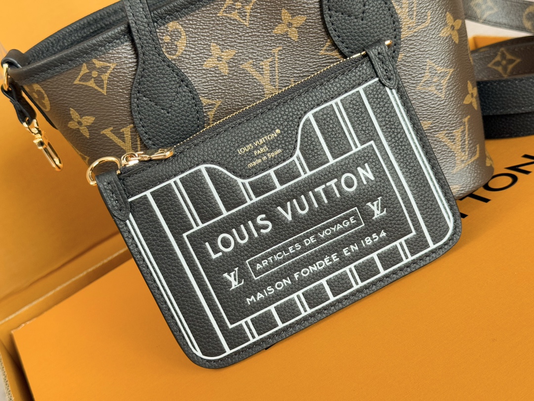 Louis Vuitton Neverfull Bandouliere Inside Out BB Tote Bag M12099 - Image 5