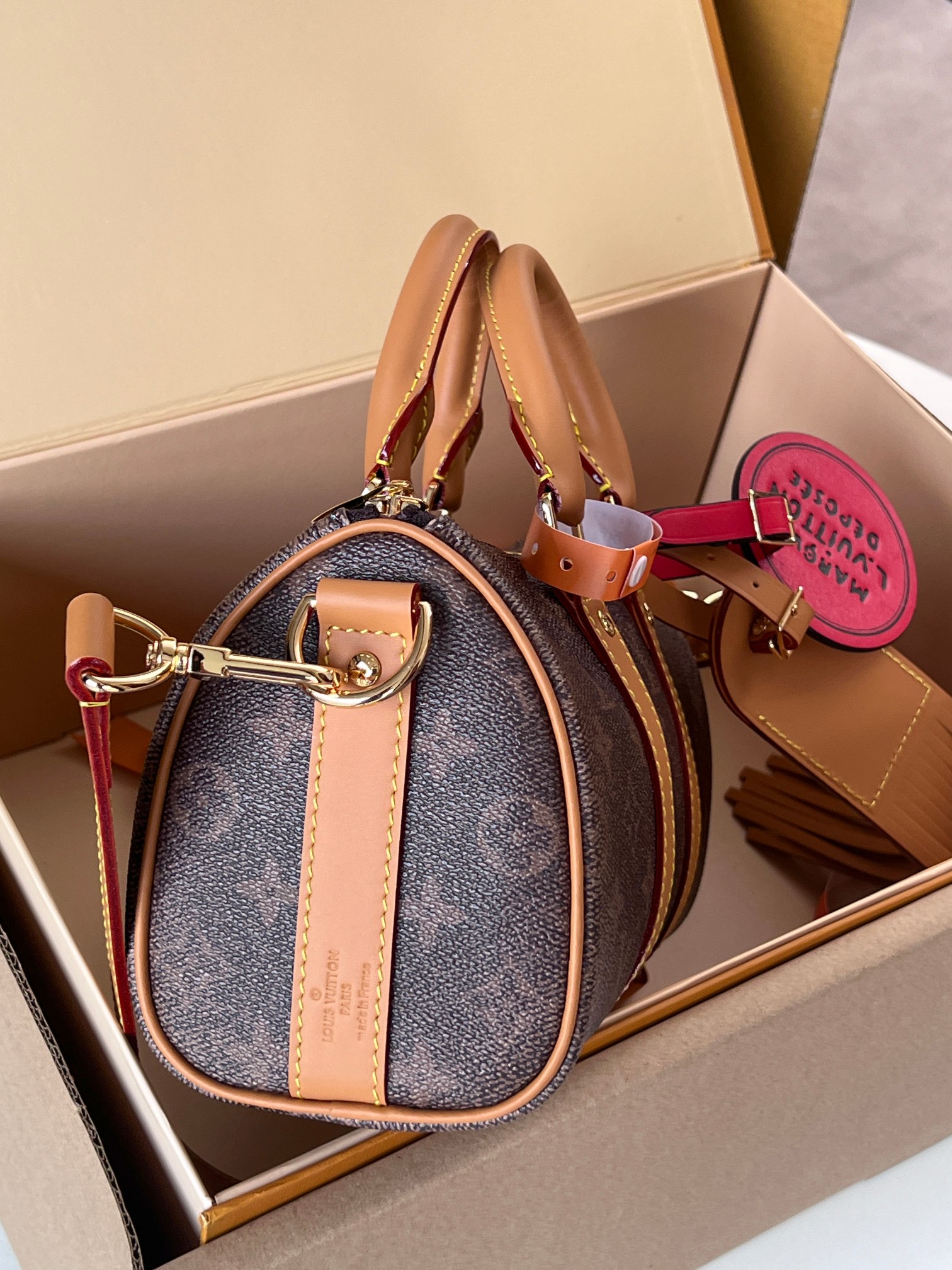 Louis Vuitton Keepall Bandouliere 25 Monogram Dust Crossbody Bag - Image 5