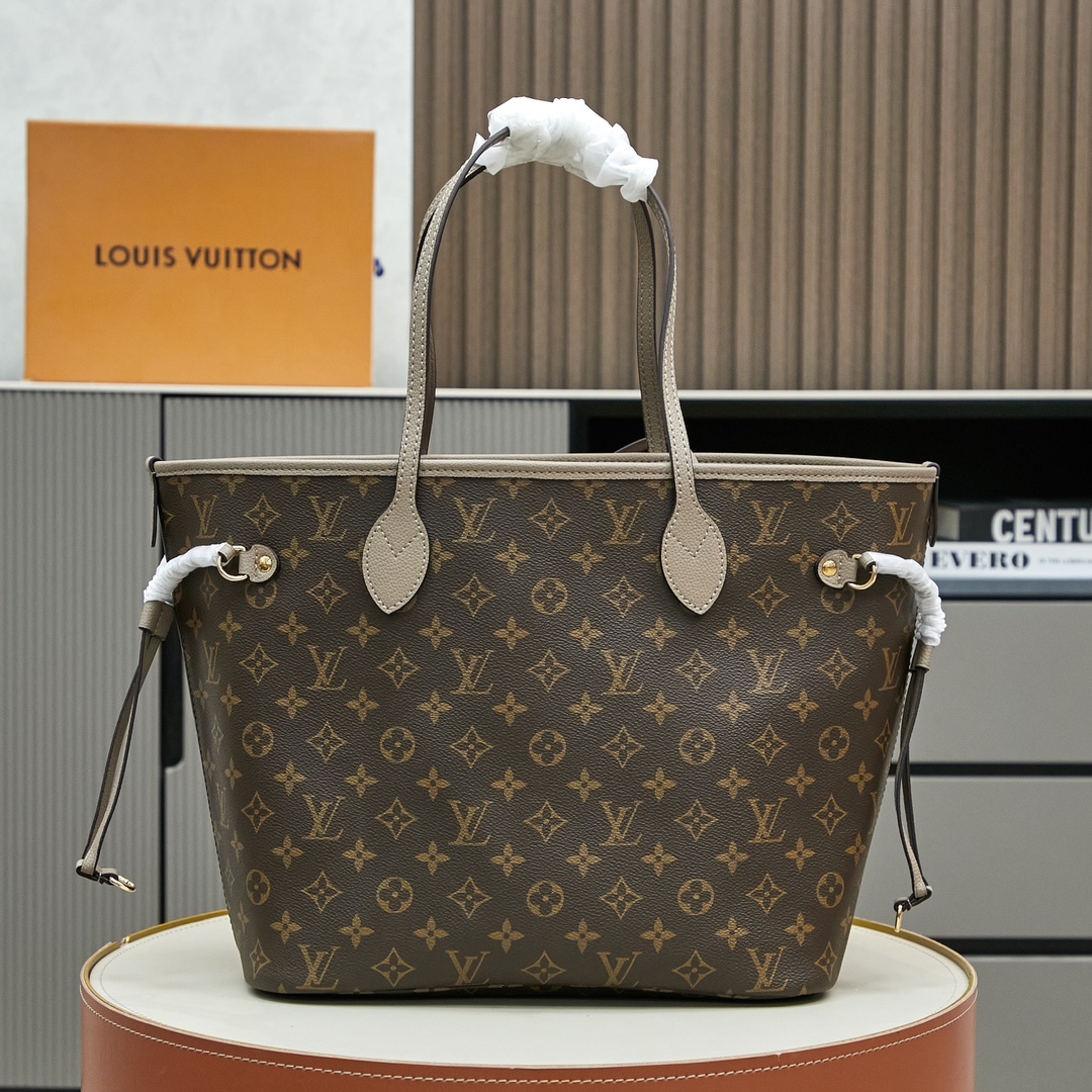 Louis Vuitton Neverfull MM Tote Bag in Damier Azur Canvas - Image 5