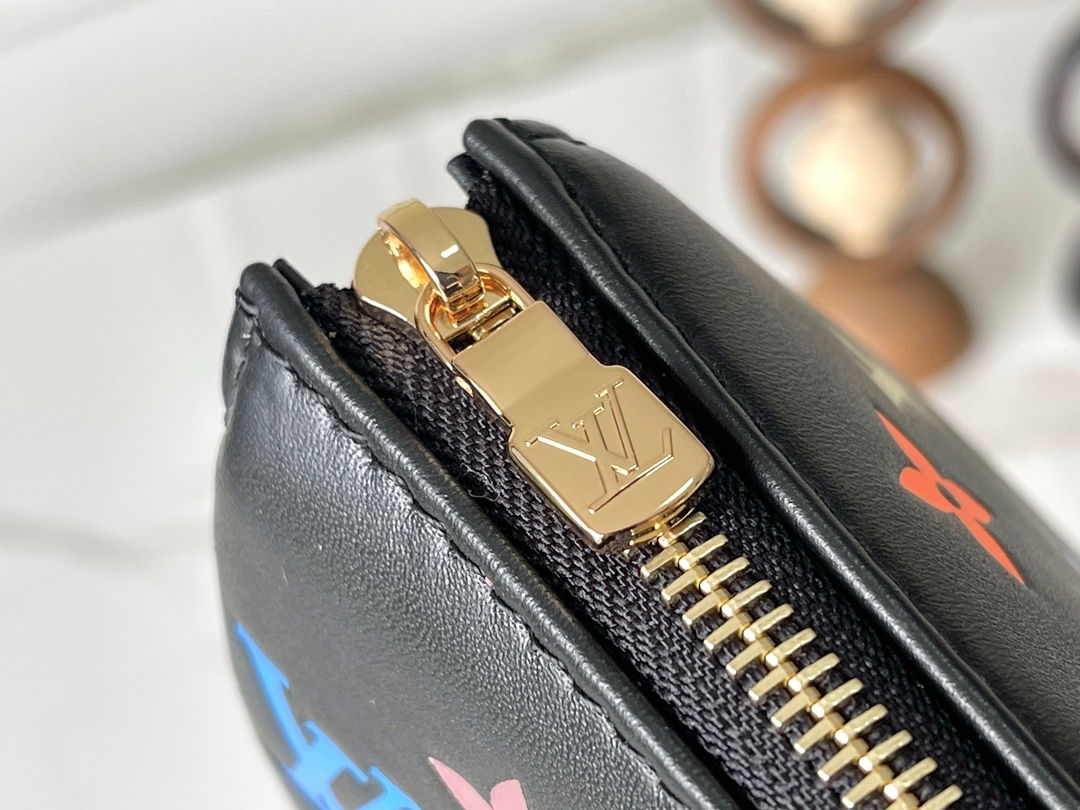 Louis Vuitton Coussin BB Bag in Black Multicolor Lambskin - Image 5