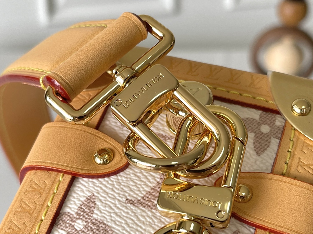 Louis Vuitton Side Trunk MM Handbag in Monogram Canvas - Image 5