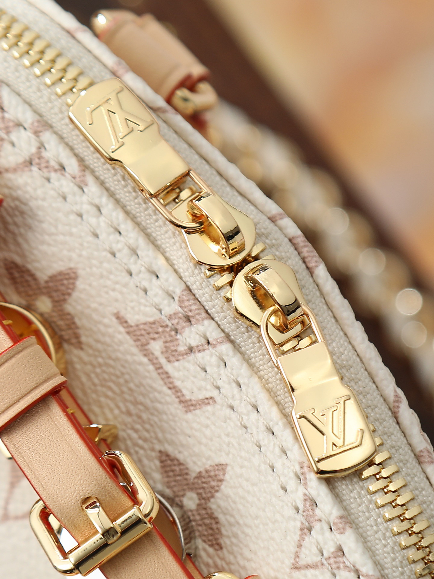 Louis Vuitton Nano Alma Handbag in White Monogram - Image 5