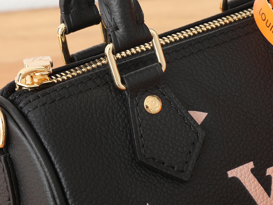 Louis Vuitton Nano Speedy Monogram Empreinte Leather Bag - Image 5