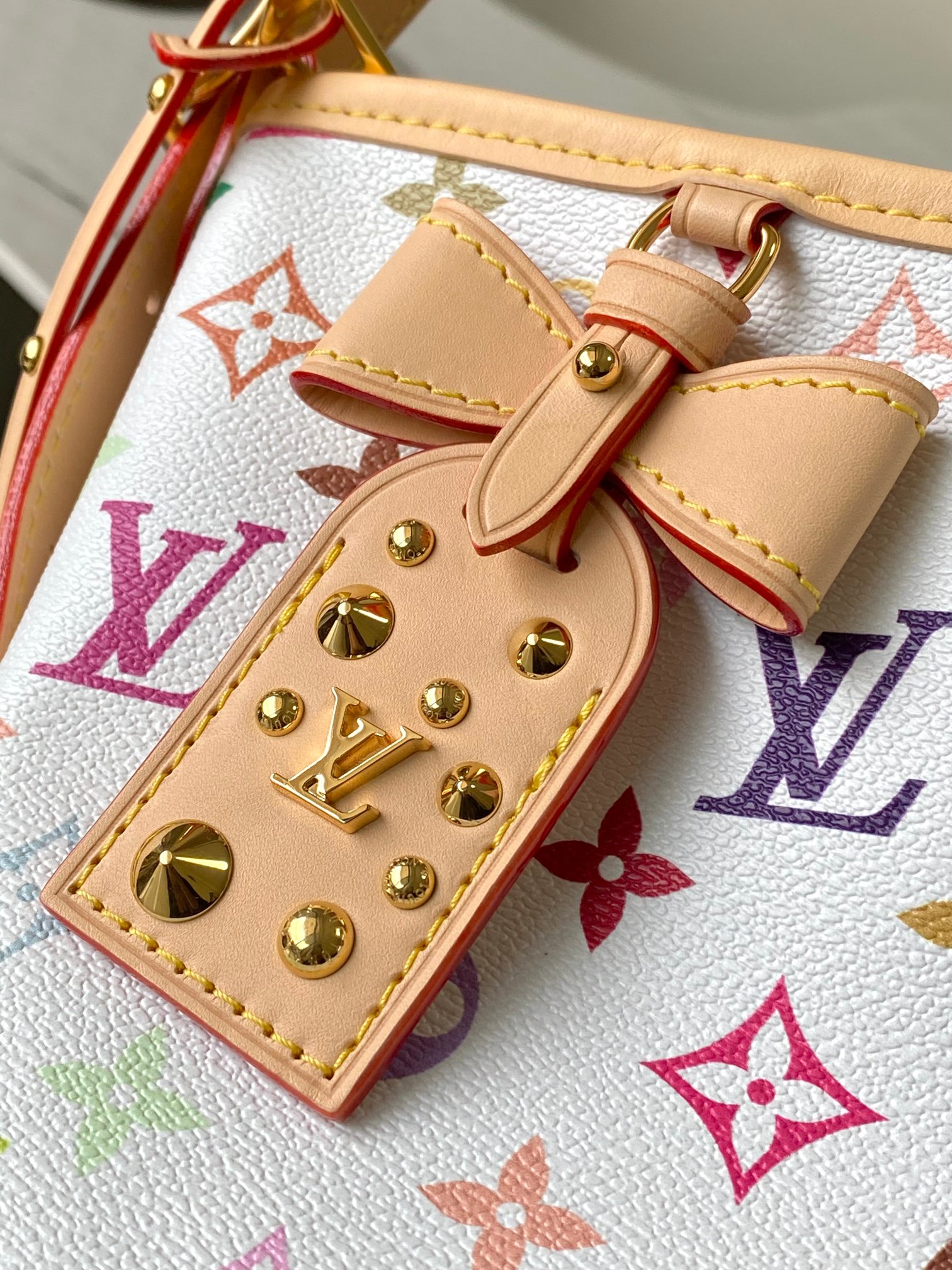 Louis Vuitton x Takashi Murakami Carryall East West Handbag - Image 5