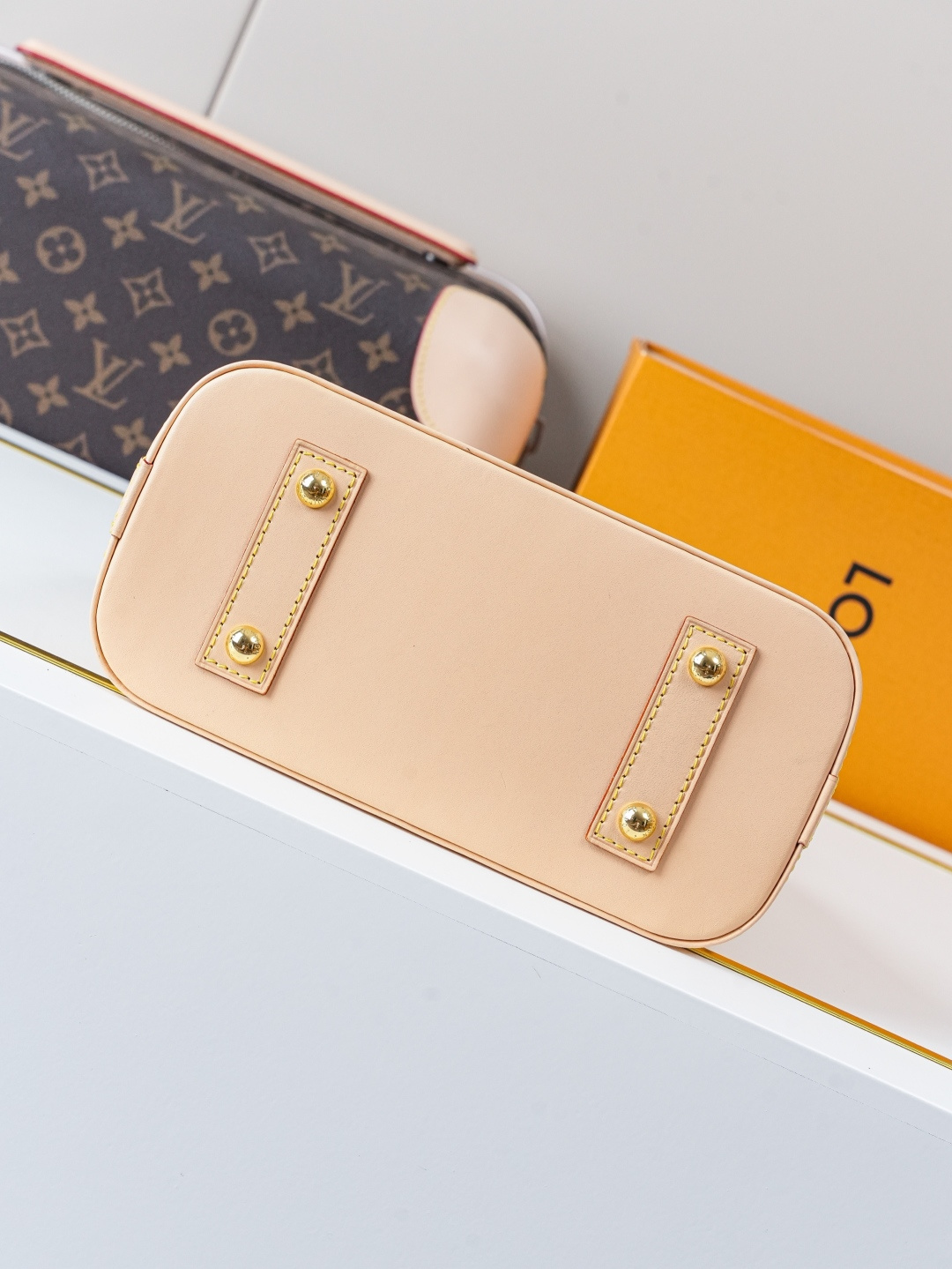 Louis Vuitton Alma BB Damier Azur Handbag - Image 5
