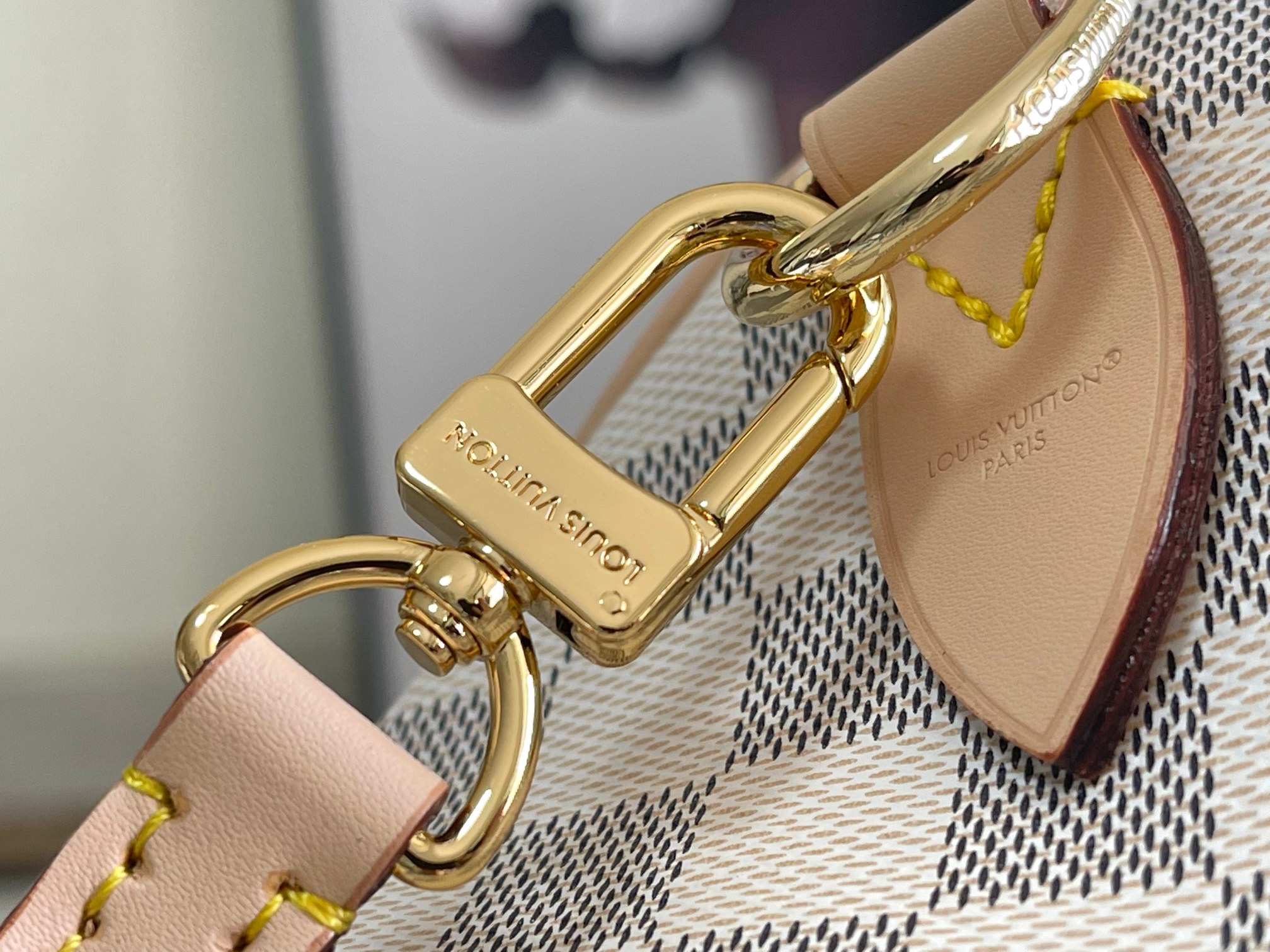 Louis Vuitton Speedy Bandoulière 30 Damier Azur Canvas Handbag - Image 5