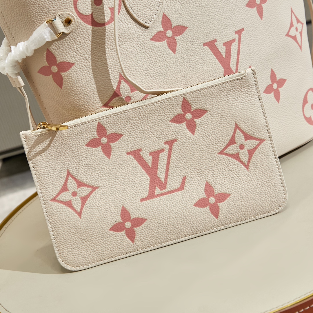 Louis Vuitton Neverfull MM Shopping Tote in Monogram Empreinte Leather - Image 5