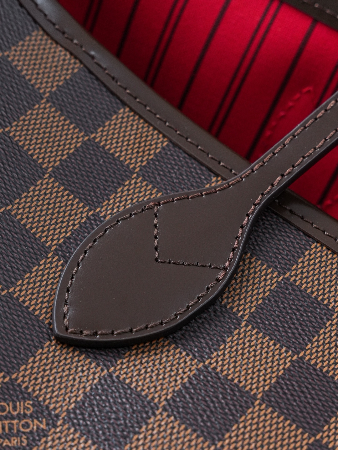 Louis Vuitton Neverfull Large Tote Bag in Damier Ebene - Image 5