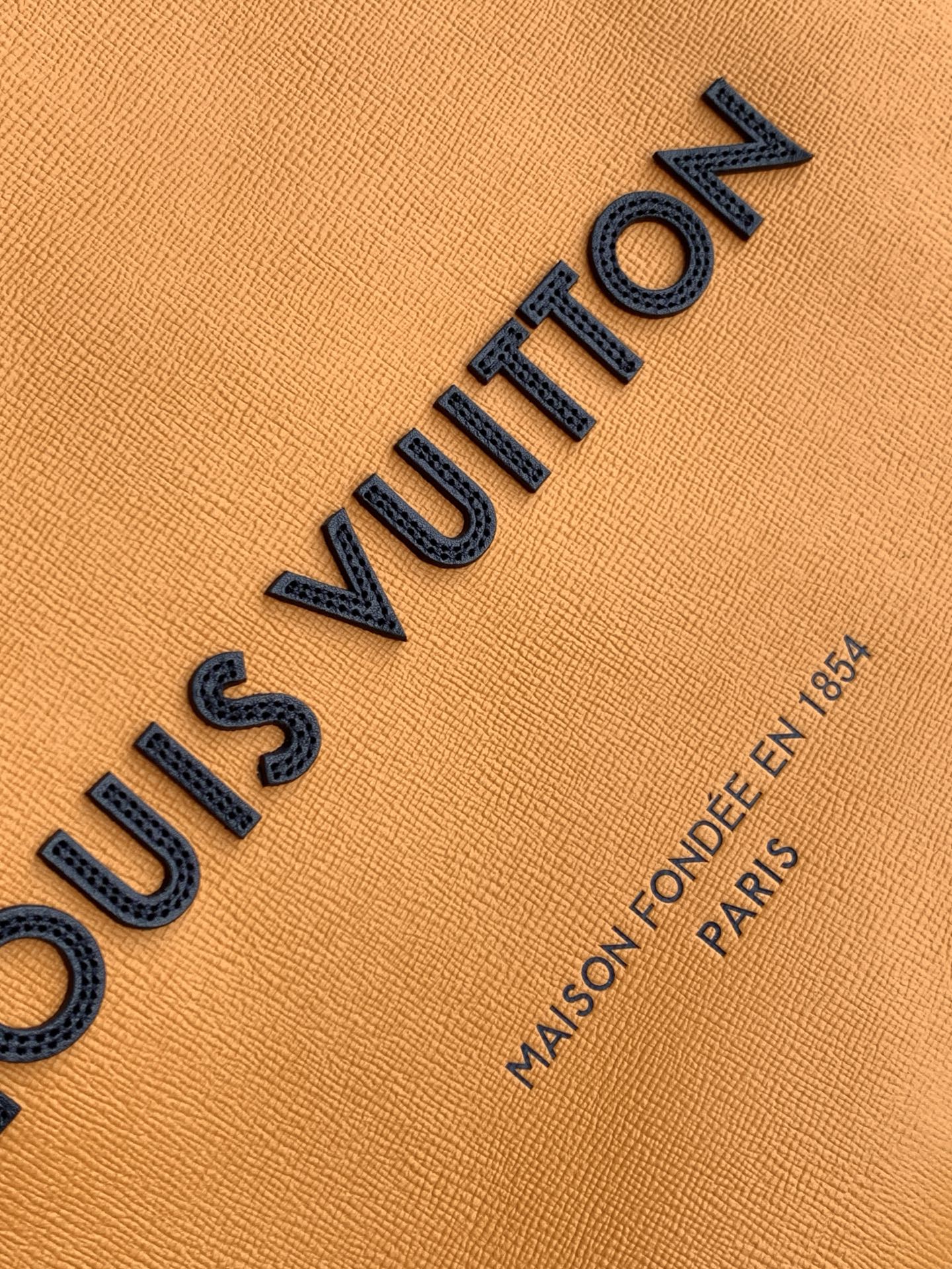 Louis Vuitton Orange Medium Leather Handbag - Image 5