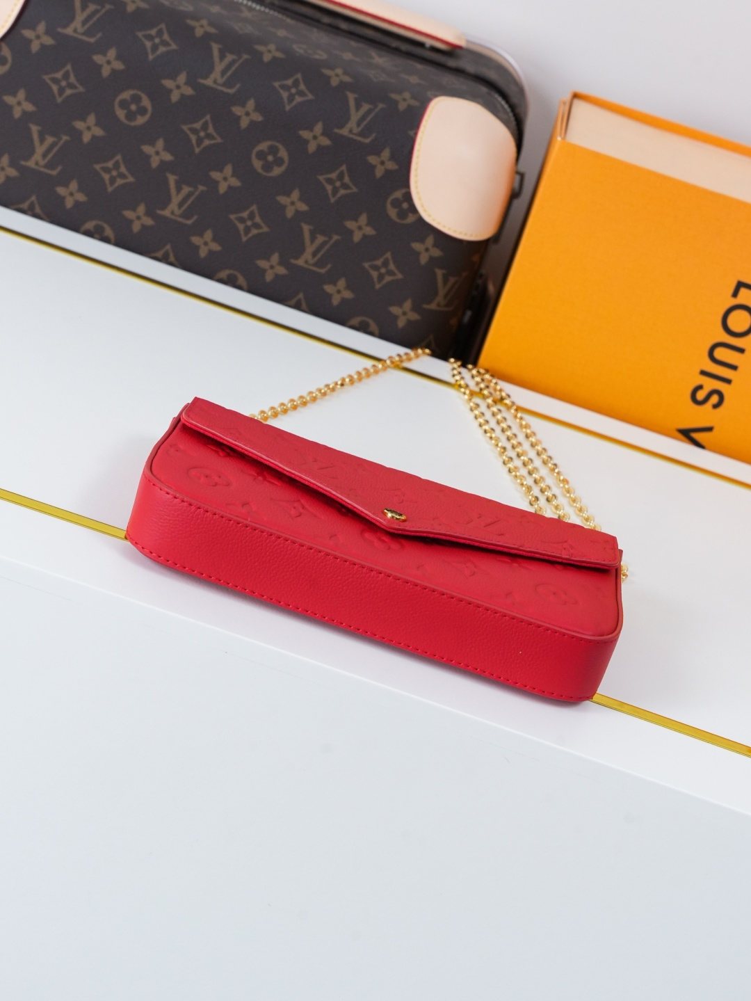 Louis Vuitton Pochette Félicie Monogram Empreinte Clutch - Image 5