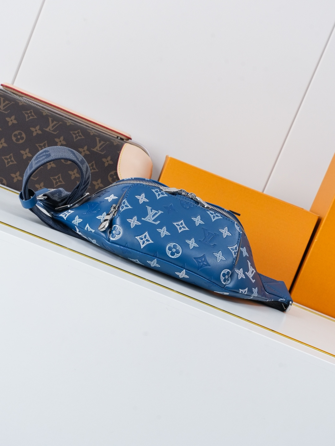Louis Vuitton Rush Belt Bag in Monogram Shadow Leather - Image 5