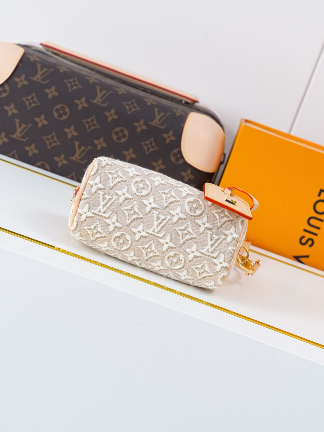 Louis Vuitton Nano Speedy Monogram Emblème Handbag - Image 5