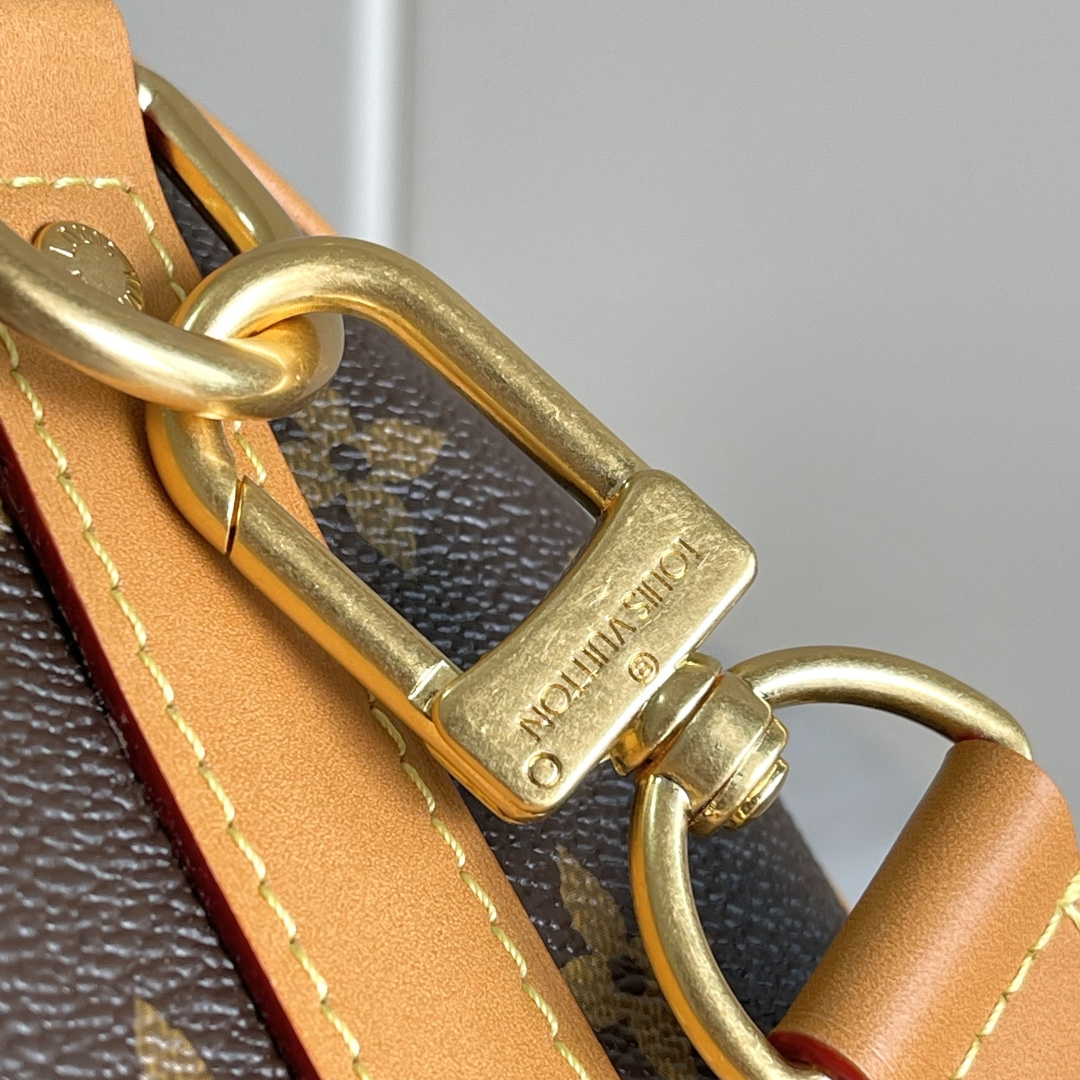 Louis Vuitton Keepall Bandoulière 25 Travel Bag – Monogram Macassar Canvas - Image 5