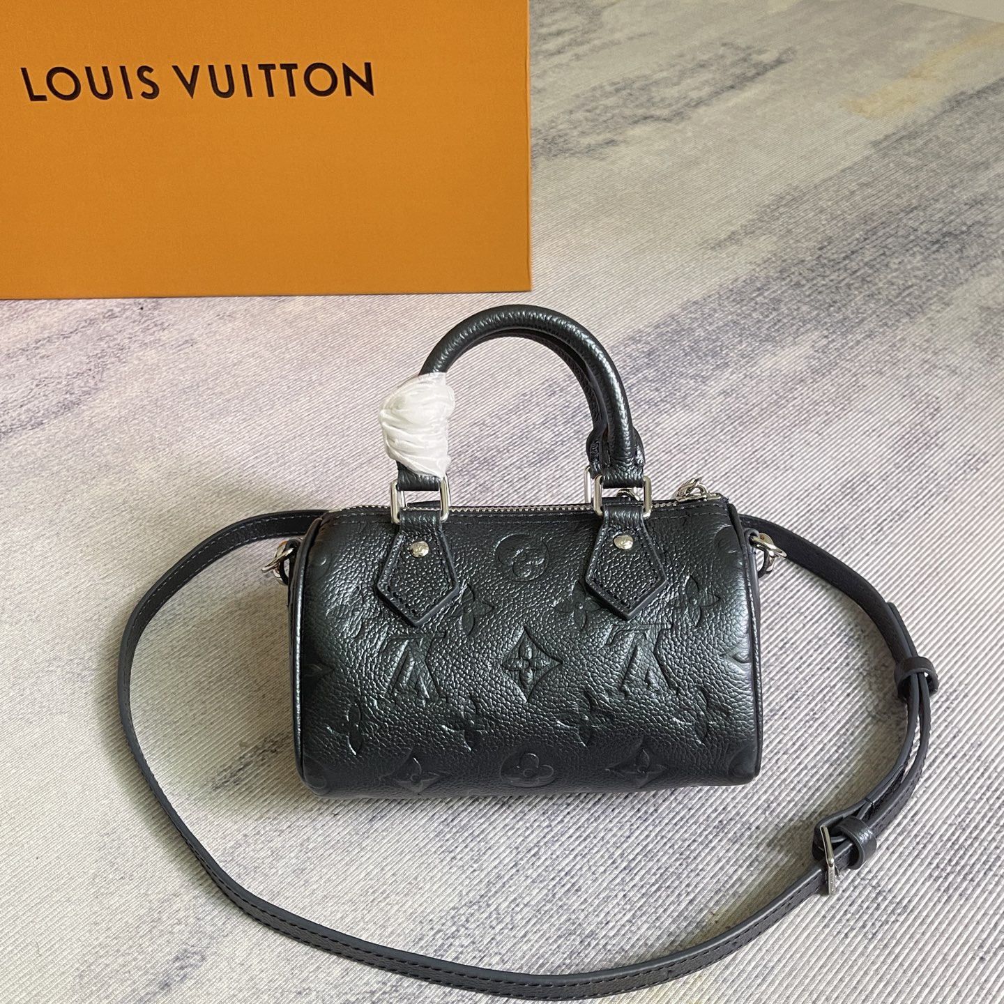 Nano Speedy Handbag in Monogram Empreinte Leather - Image 5